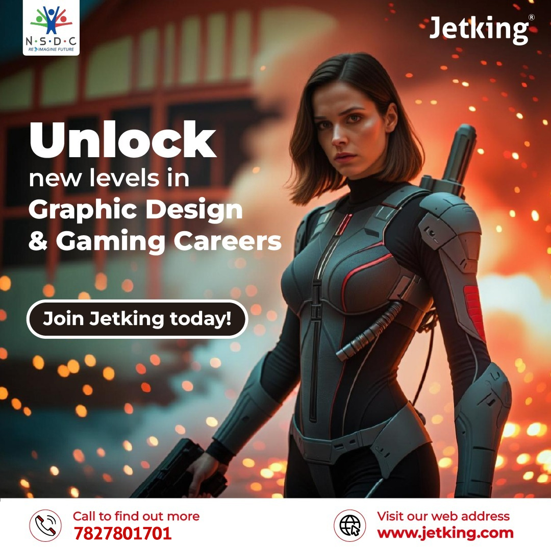 Jetking Laxmi Nagar Facebook ad: Love Designing? Passionate about Animation?