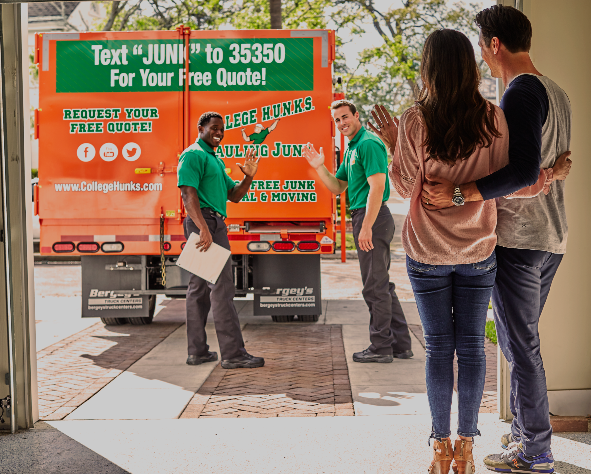 College Hunks Hauling Junk Columbus Facebook ad