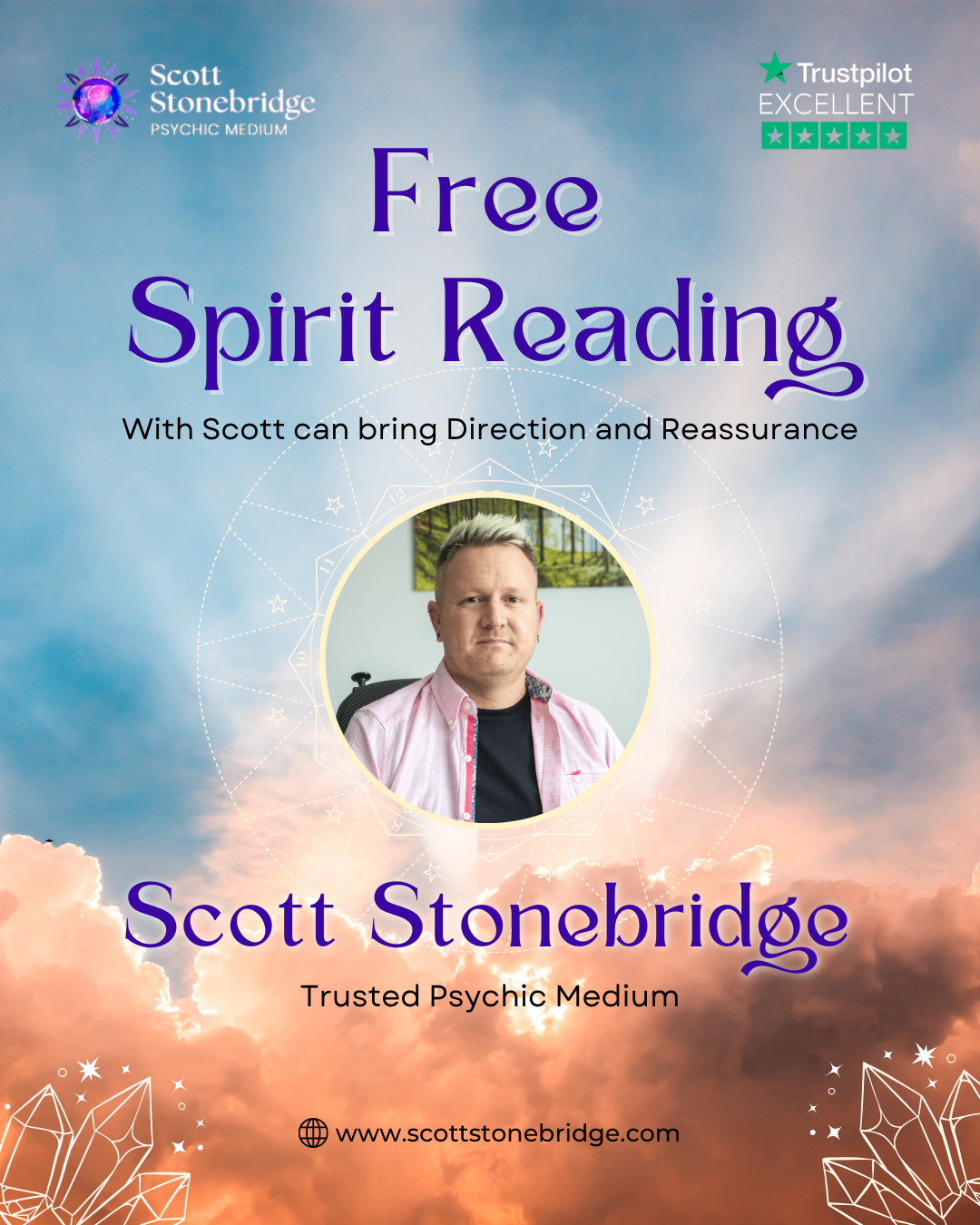 Scott Stonebridge Psychic Medium Facebook ad