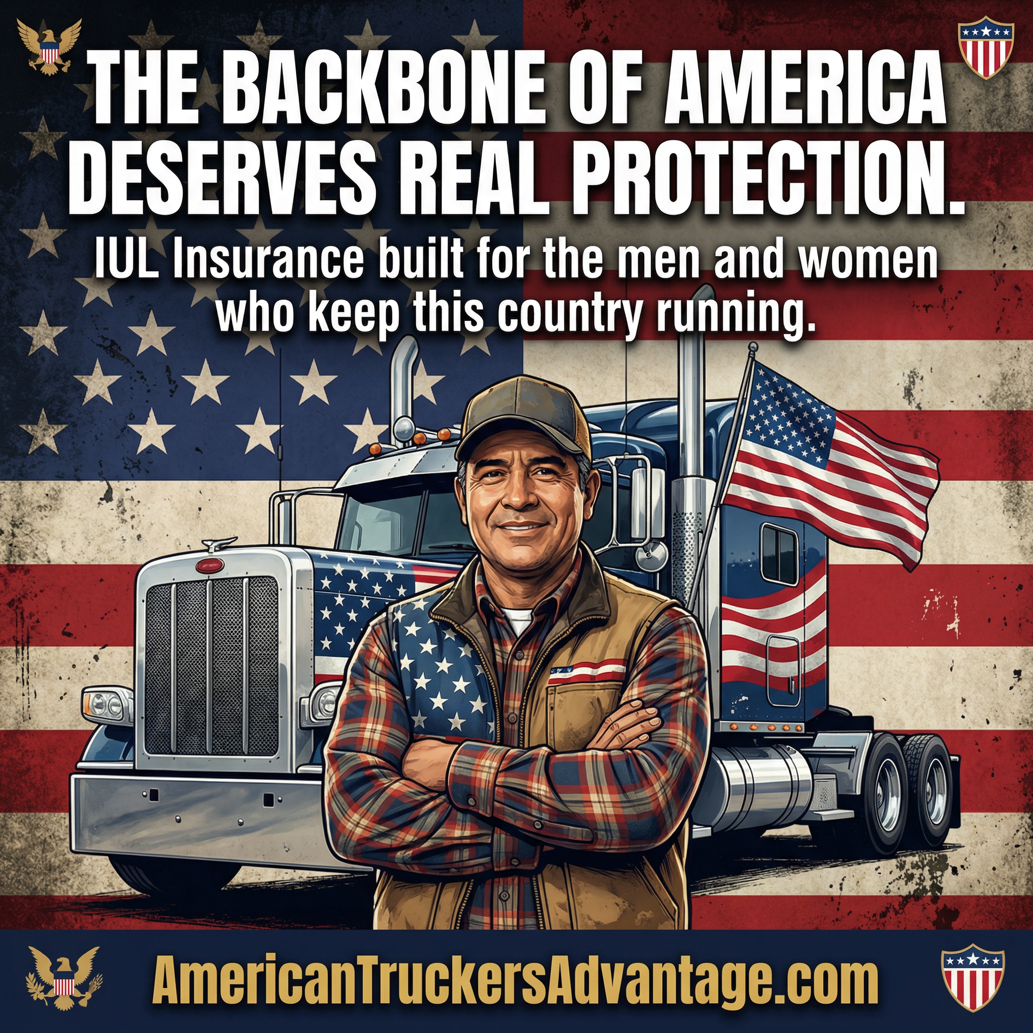 The American Trucker Advantage Facebook ad