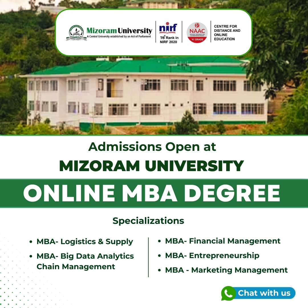 Mizoram University Online Facebook ad