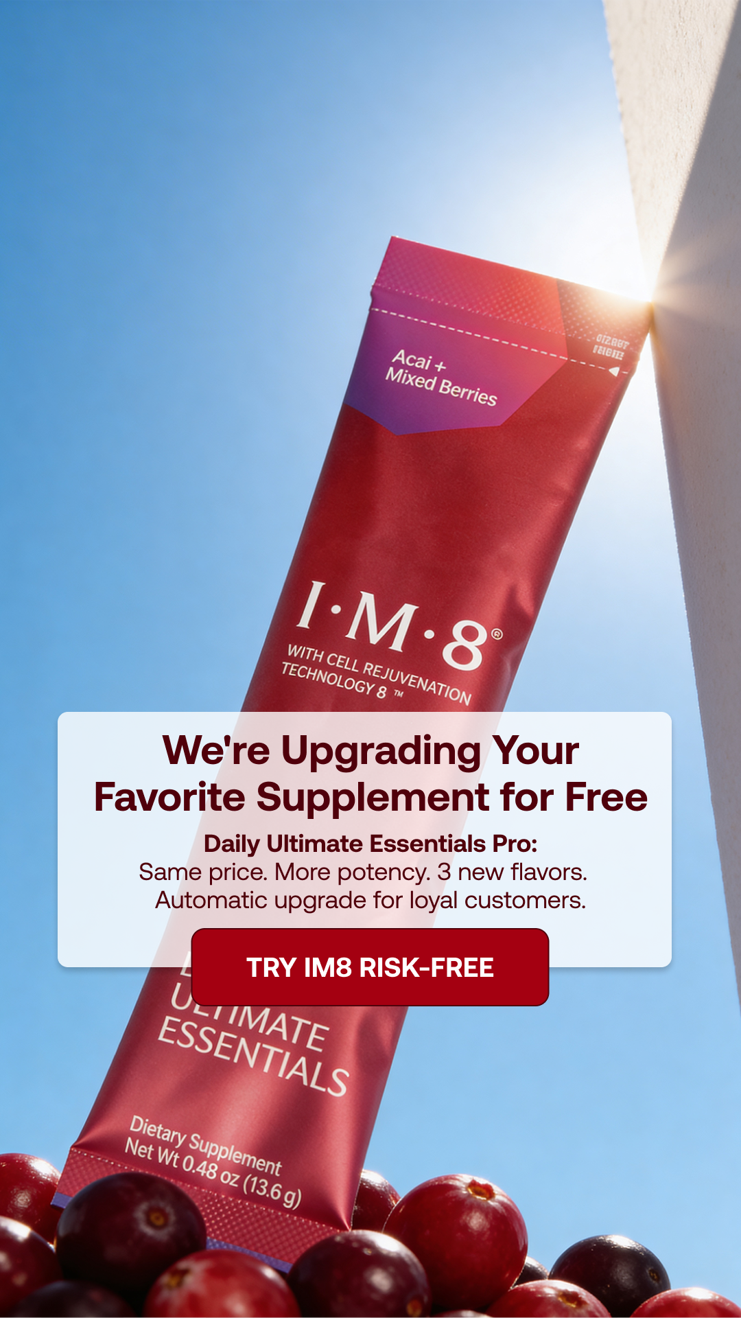 IM8 Health Facebook ad