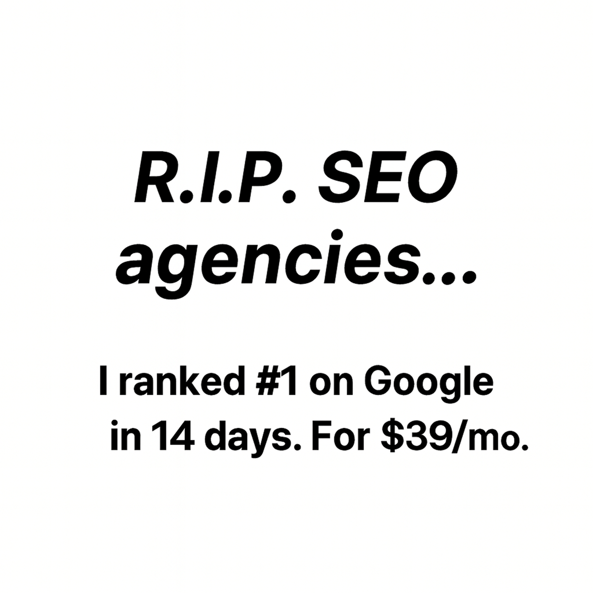 Soro SEO Facebook ad