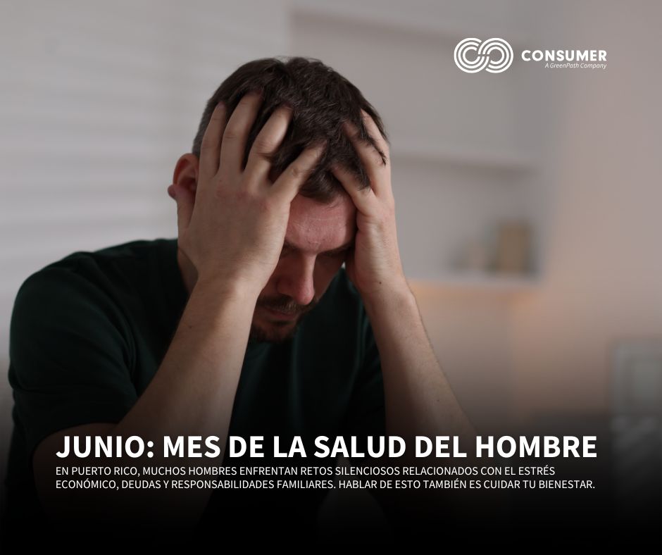 Consumer Credit Counseling Services of PR, Inc. Facebook ad: Junio: Mes de la Salud del Hombre