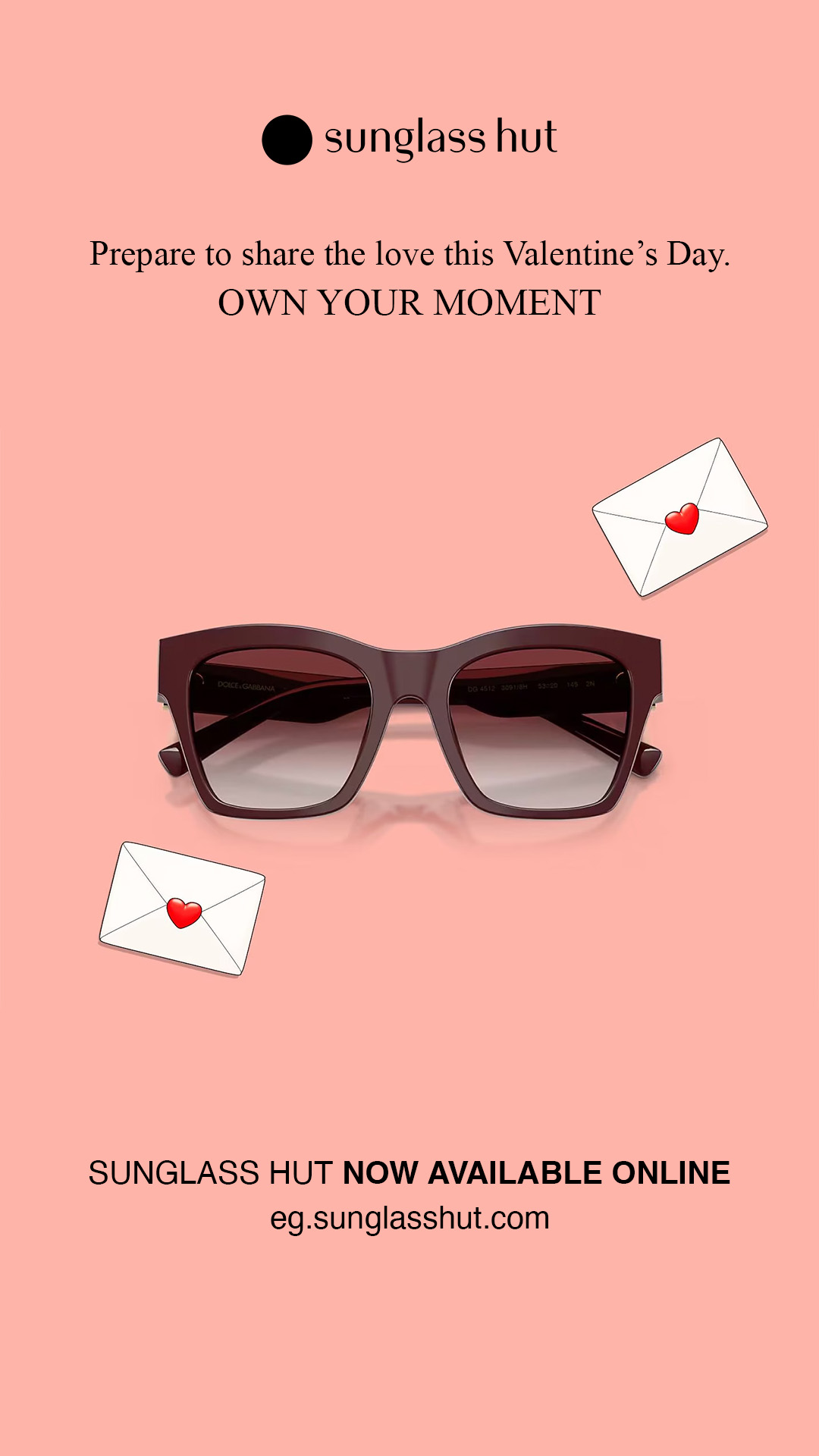Sunglass Hut Facebook ad