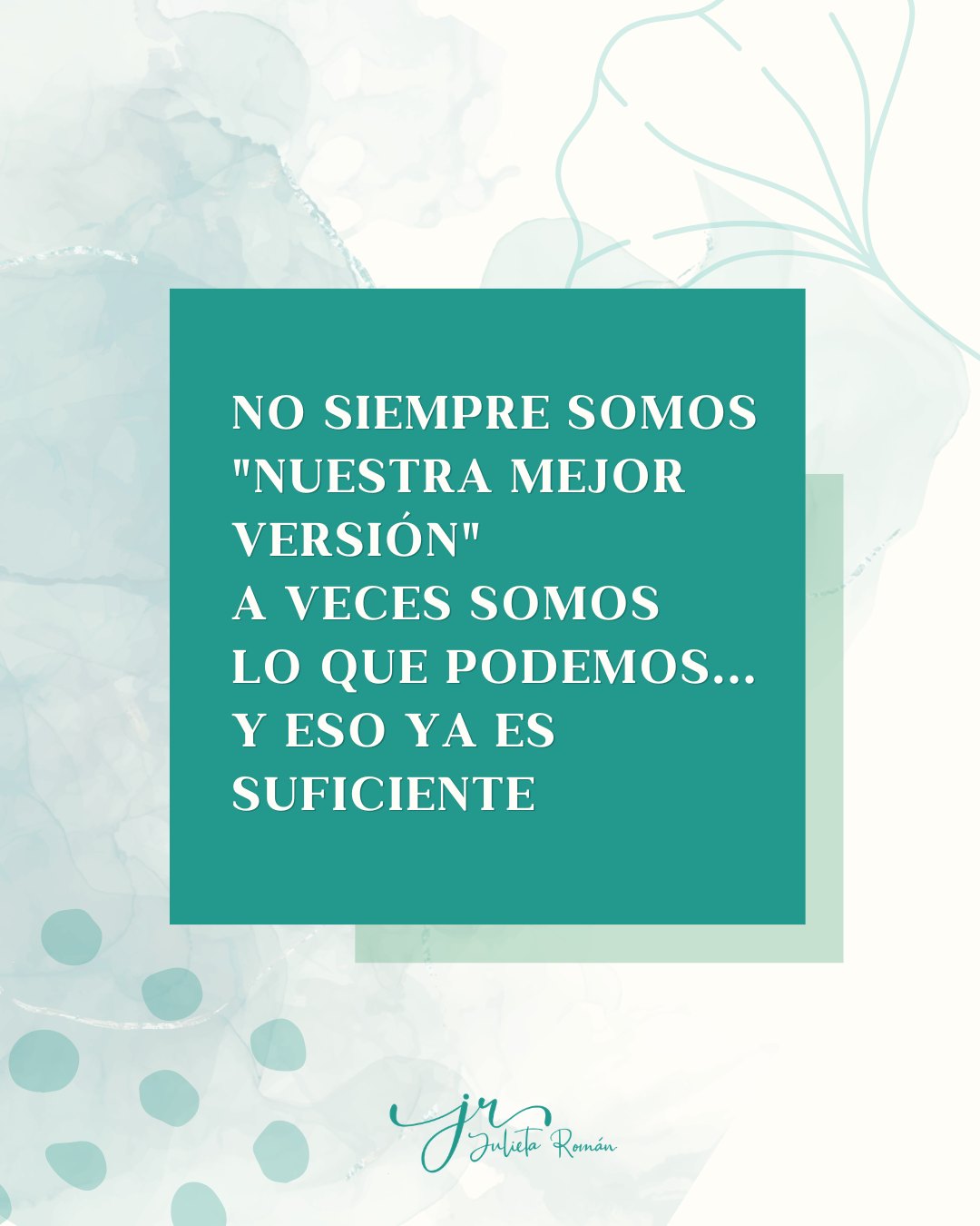Lic. Julieta Román Facebook ad: El ideal de perfección, el amor propio, el…