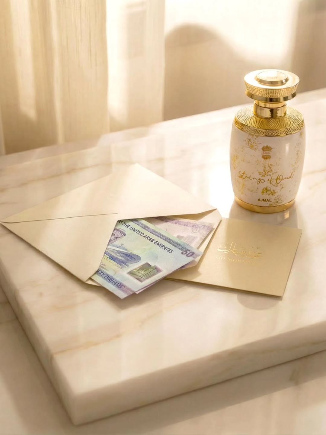 Ajmal Perfumes Facebook ad: بعض الهدايا تُفتح مرة واحدة…