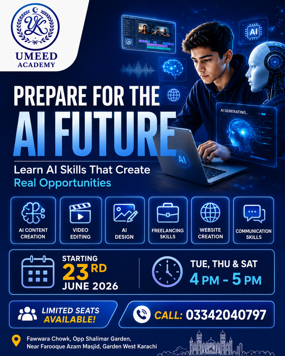 Umeed Academy Facebook ad