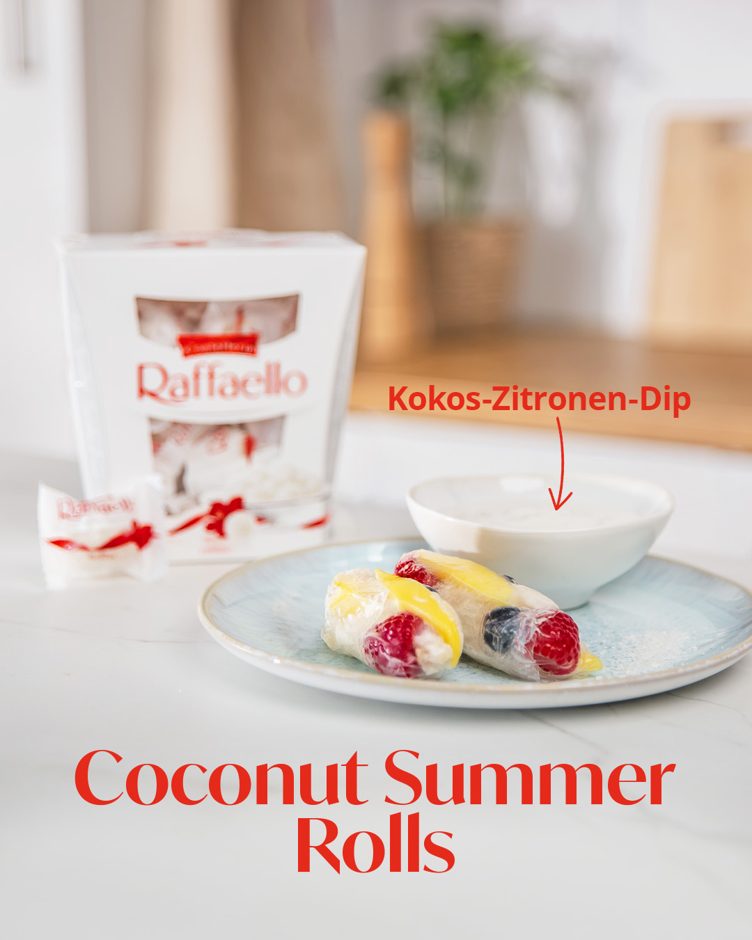 Raffaello Facebook ad: Sommerrollen mal anders!