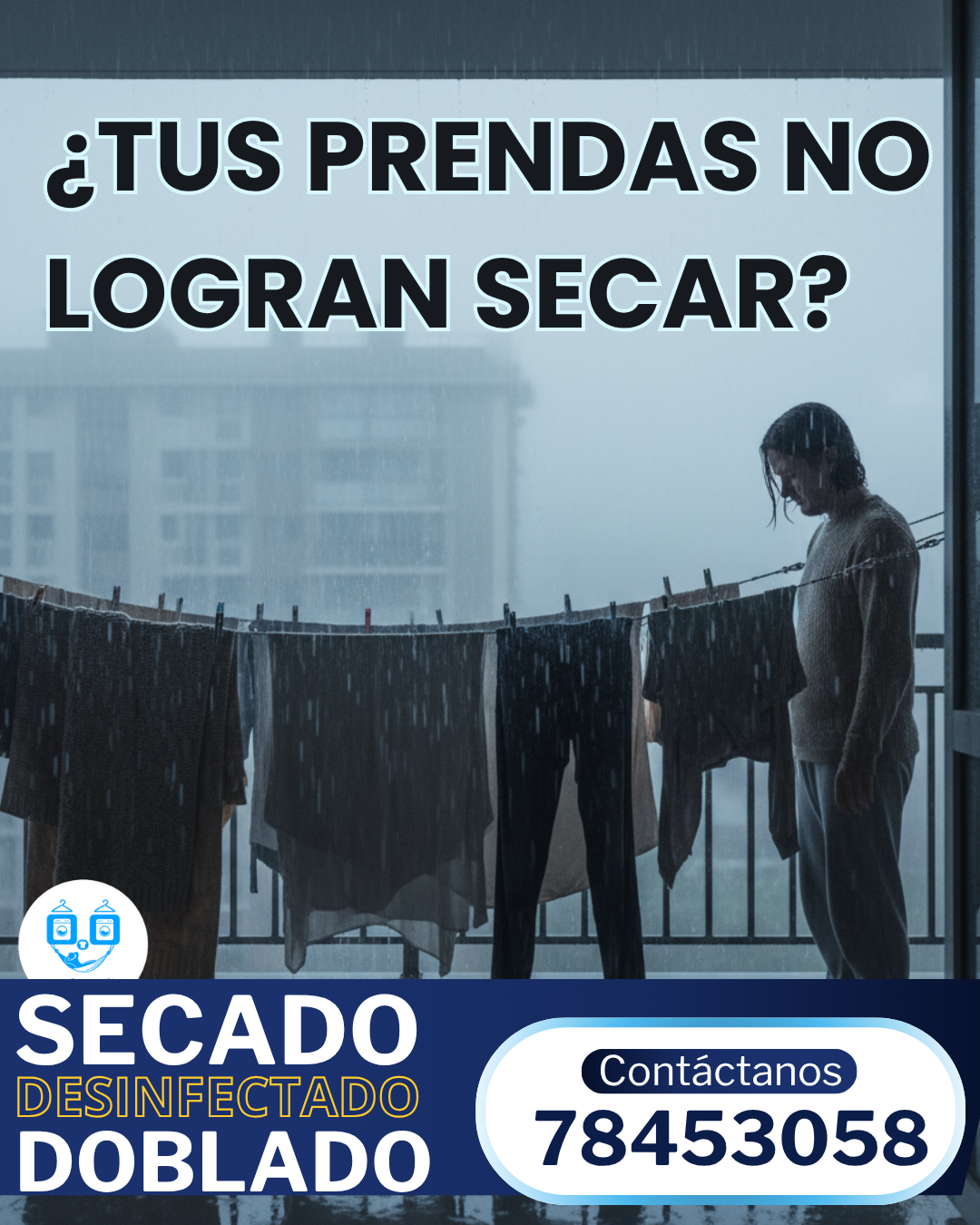 Lavanderia Lavado Facilito Facebook ad: Nosotros lo hacemos por tí, contáctanos.