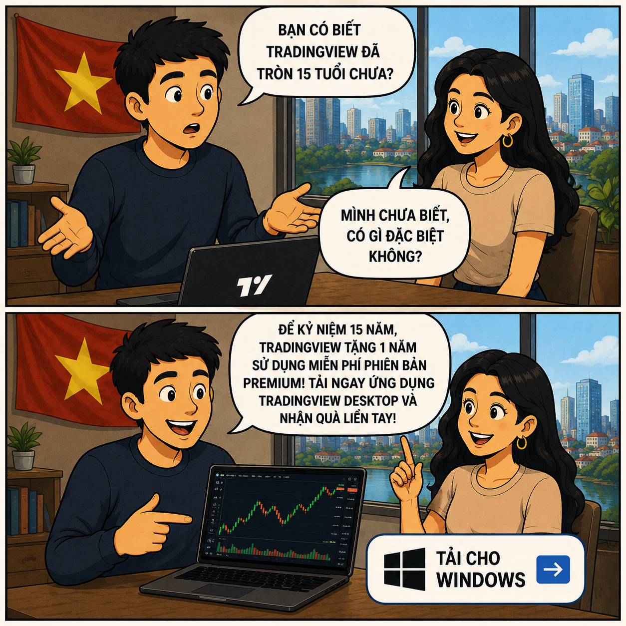 TradingView Desktop Facebook ad from Jun 26, 2026