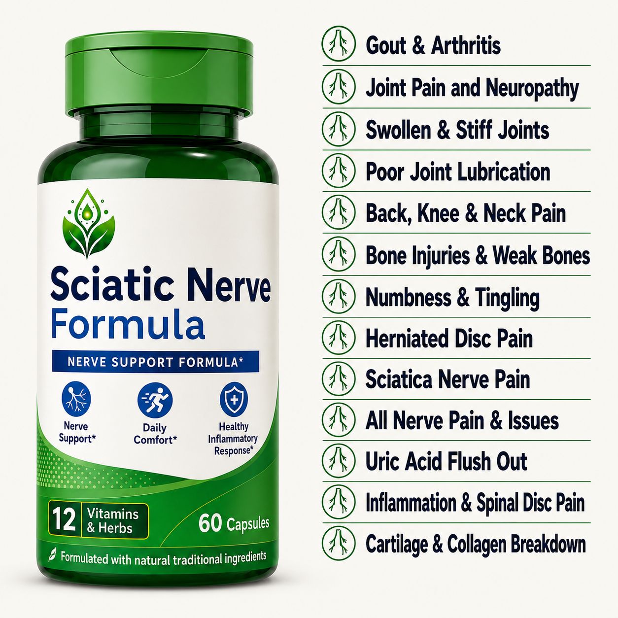 Sigma Natural herbal products Facebook ad: NERVE REPAIR, JOINT AND BONE HERBAL FORMULATION( wellness…