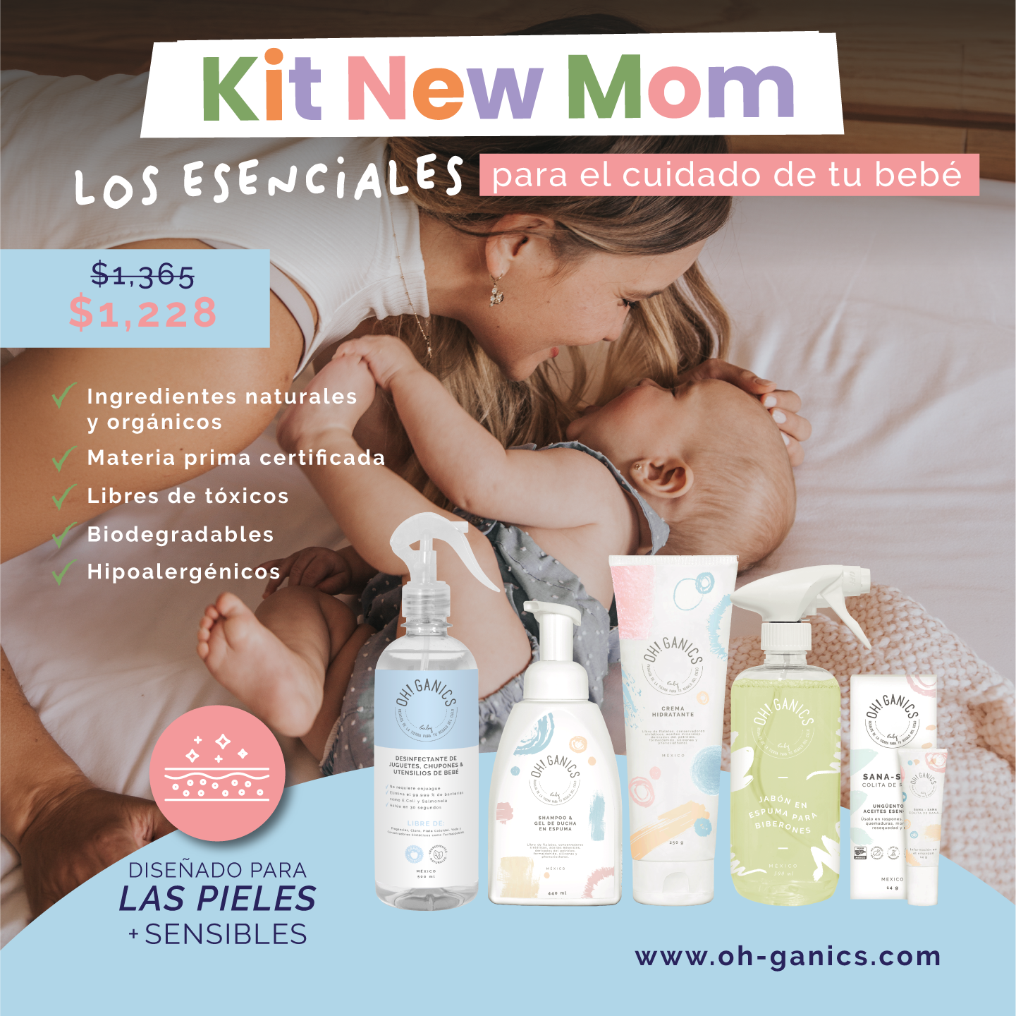 Oh.ganics Facebook ad