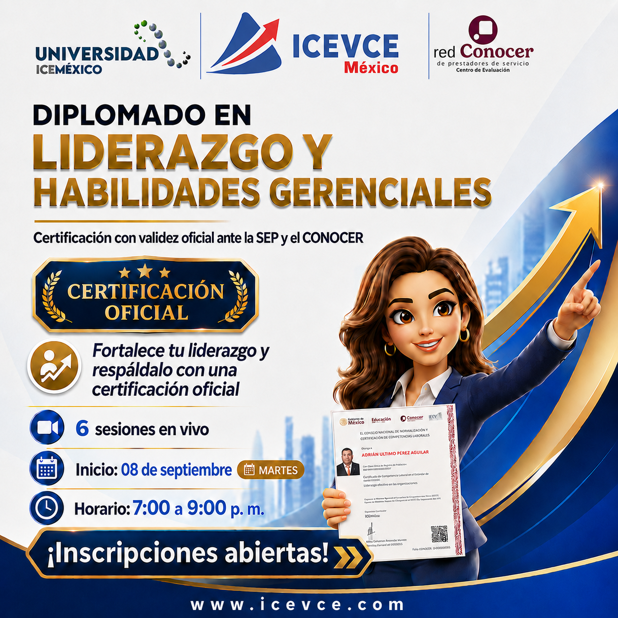 Icevce Mรฉxico Facebook ad: Escrรญbenos por WA