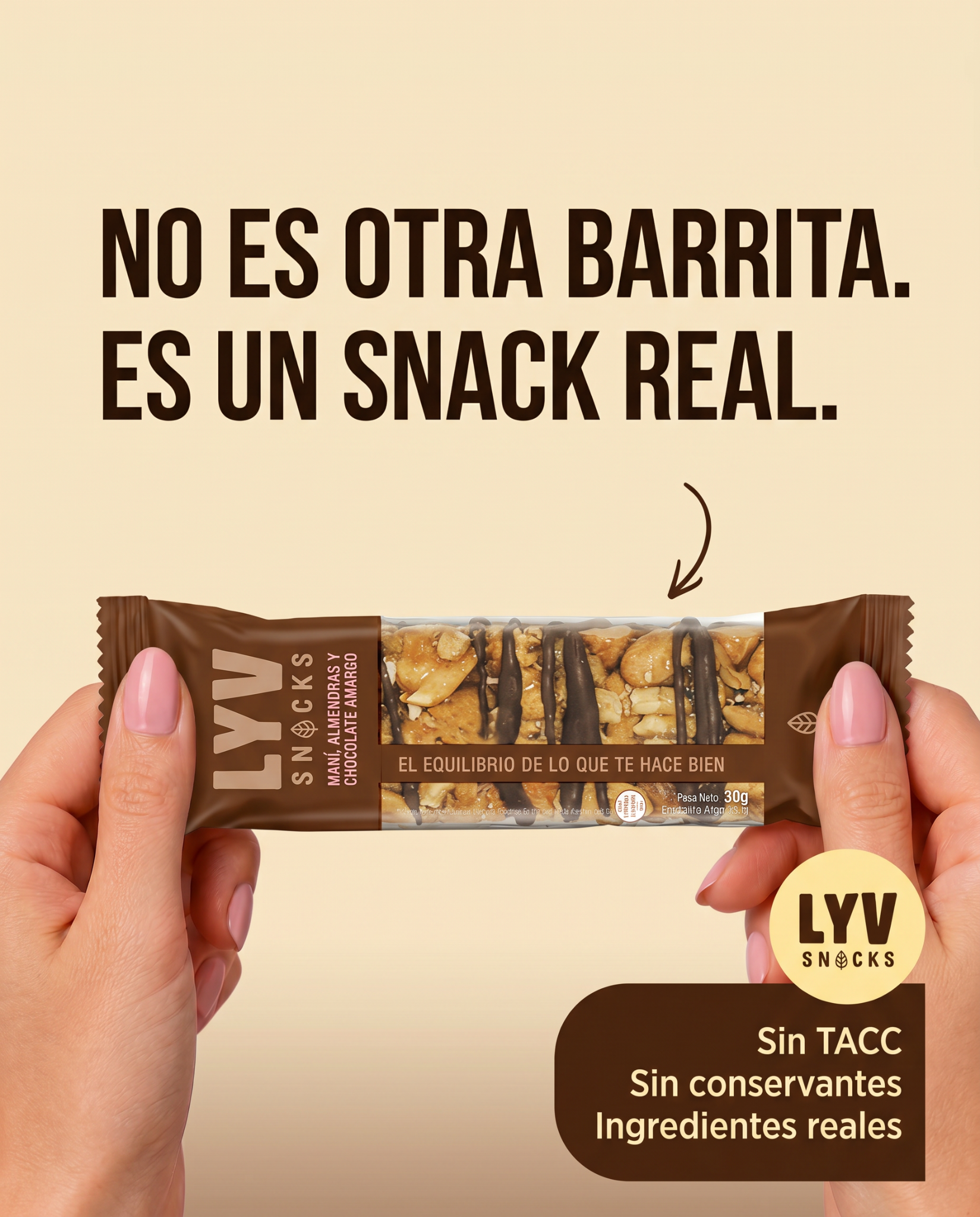 LYV Snacks Facebook ad