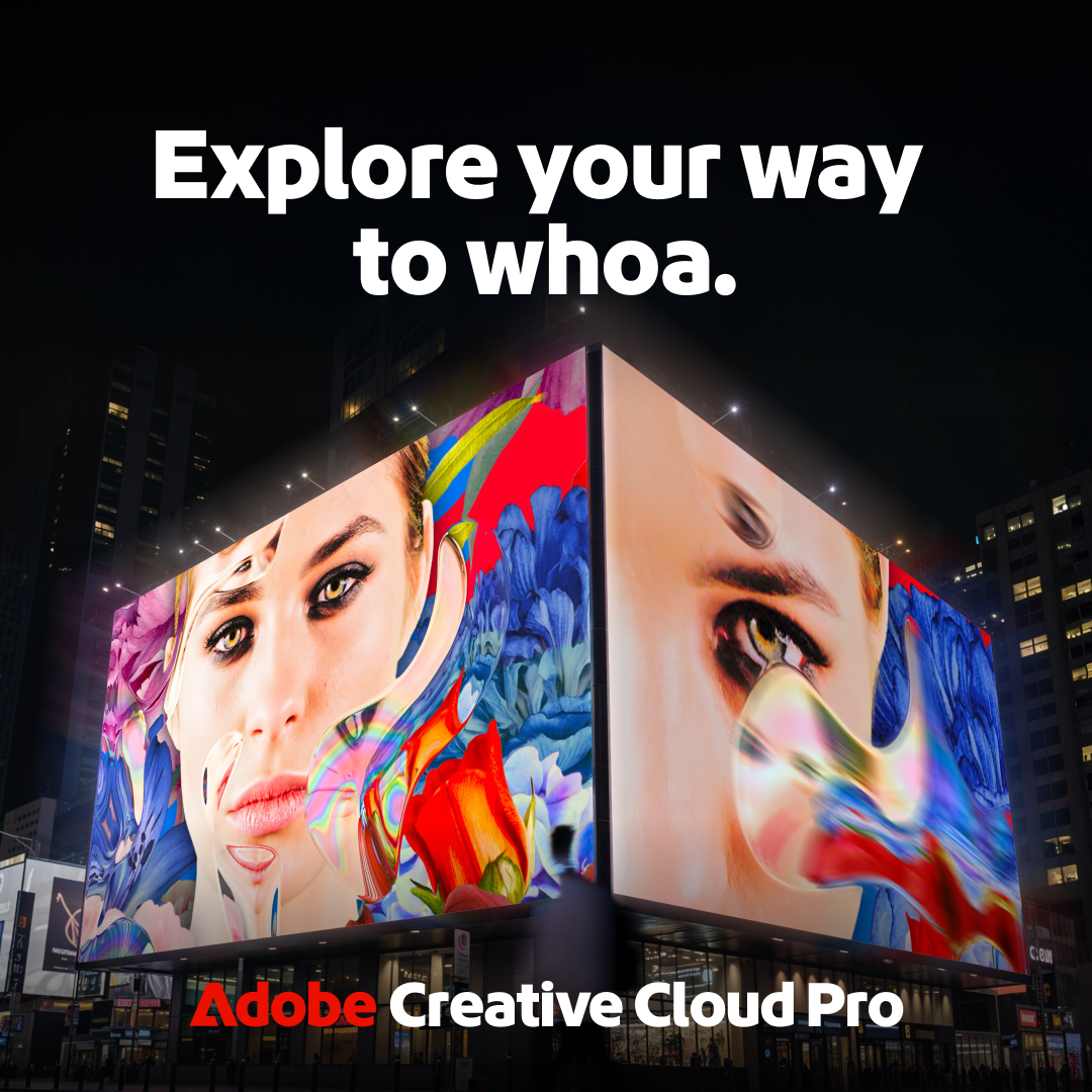Adobe Creative Cloud Facebook ad