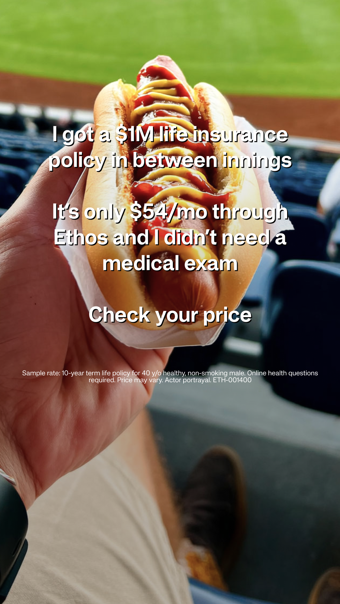 Ethos Facebook ad