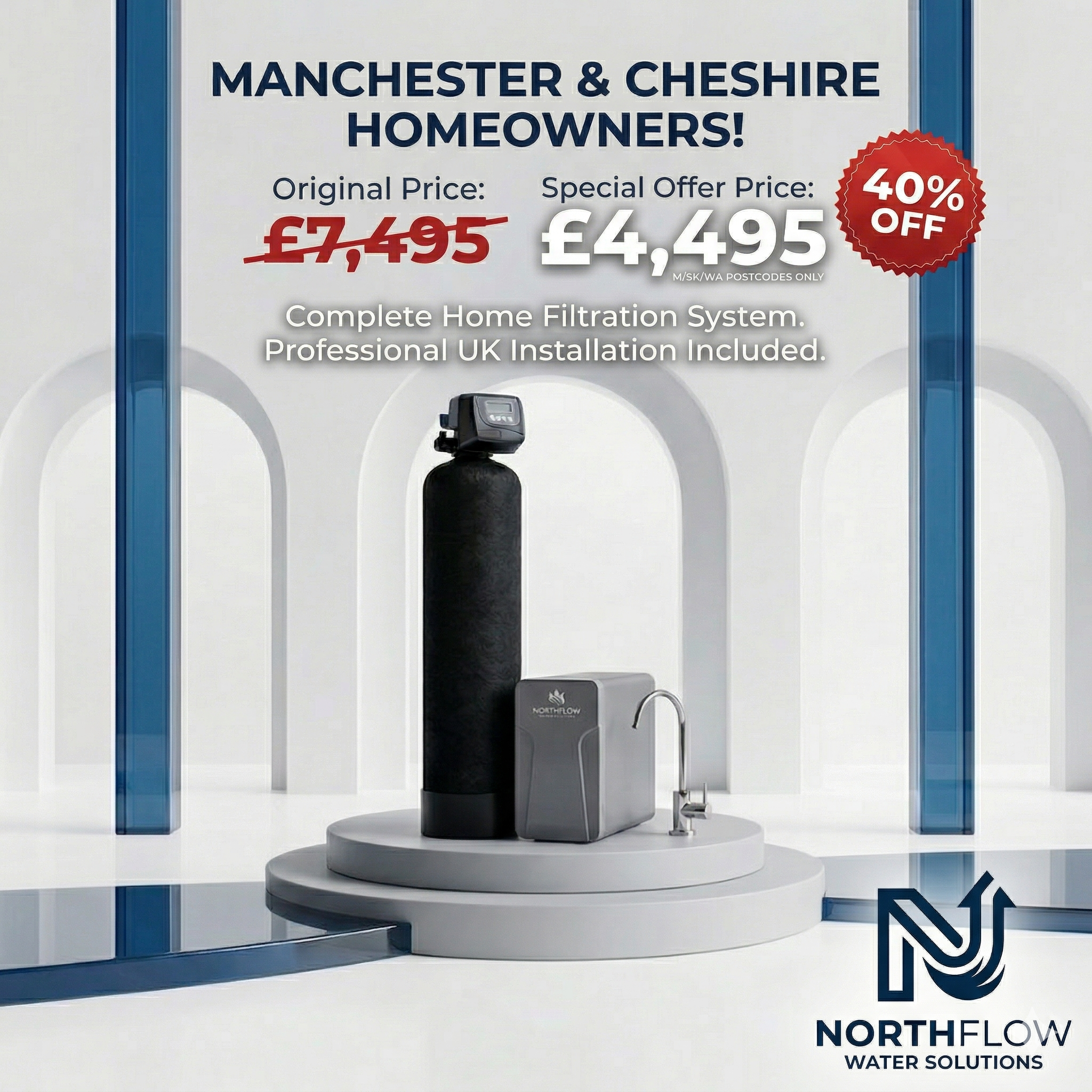 Northflow Water Ltd Facebook ad: What's Really in Your Tap Water?