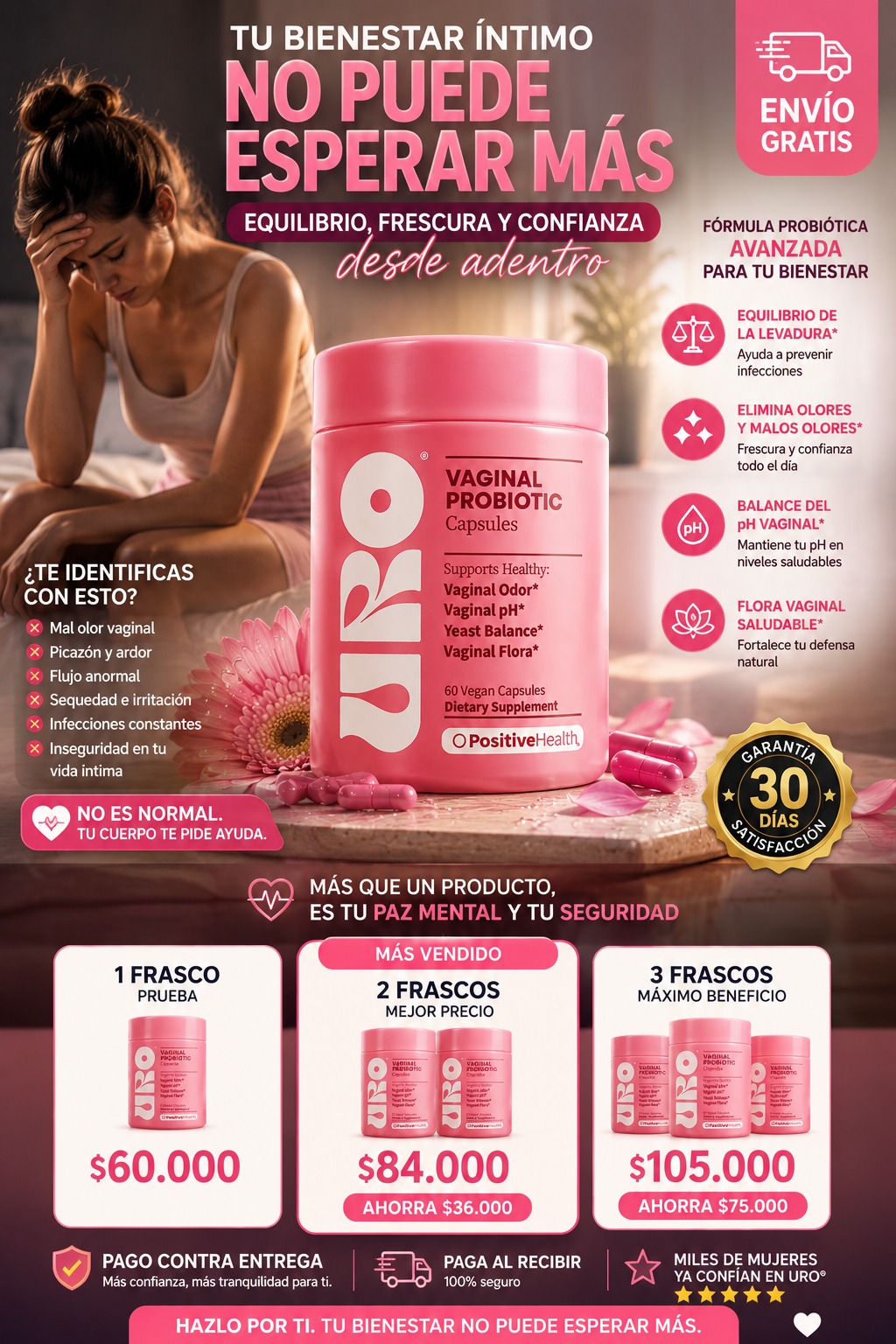 Universo de compras Facebook ad: Cuando una mujer se siente en equilibrio, se…