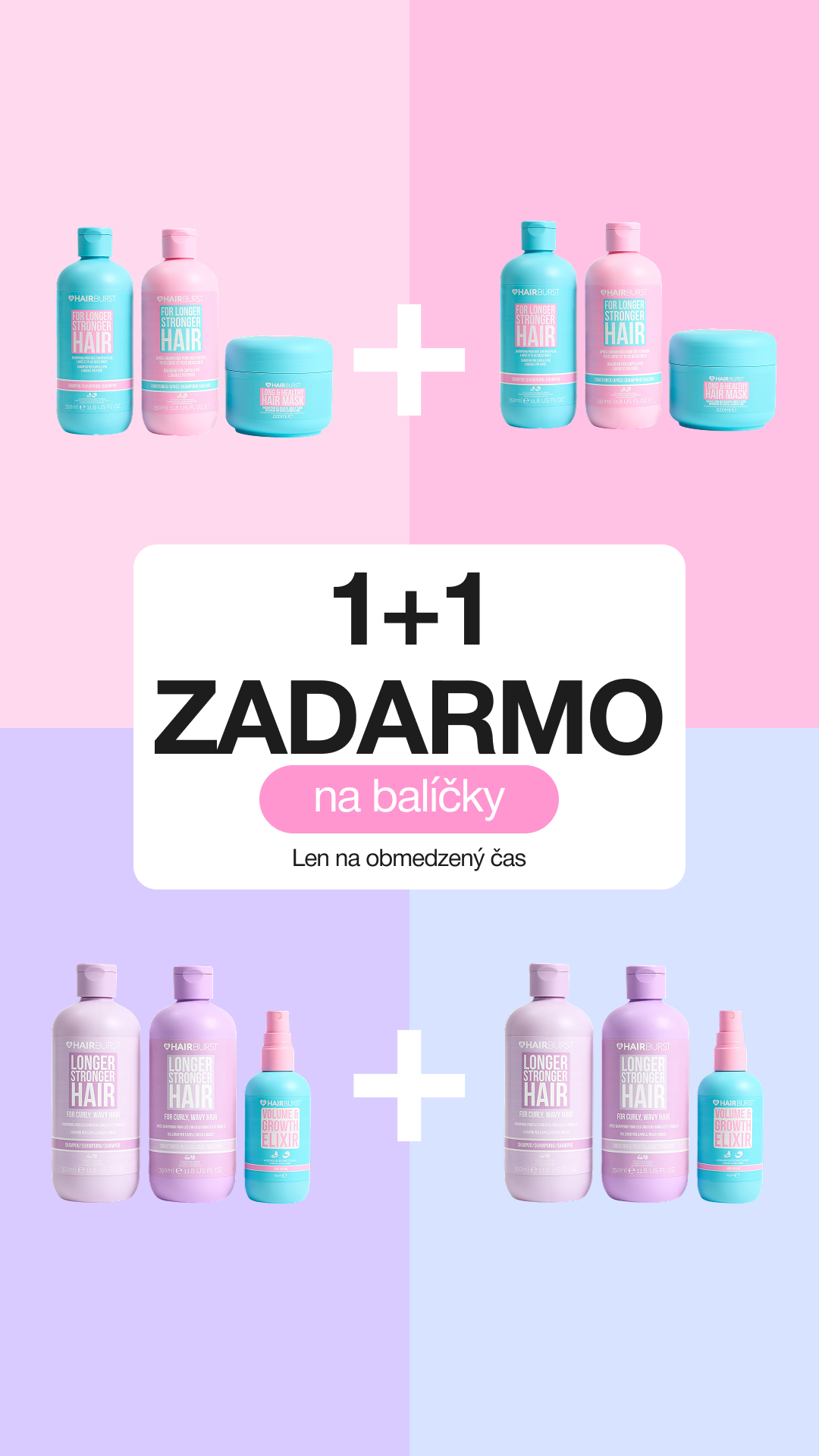 Hairburst SK.CZ Facebook ad