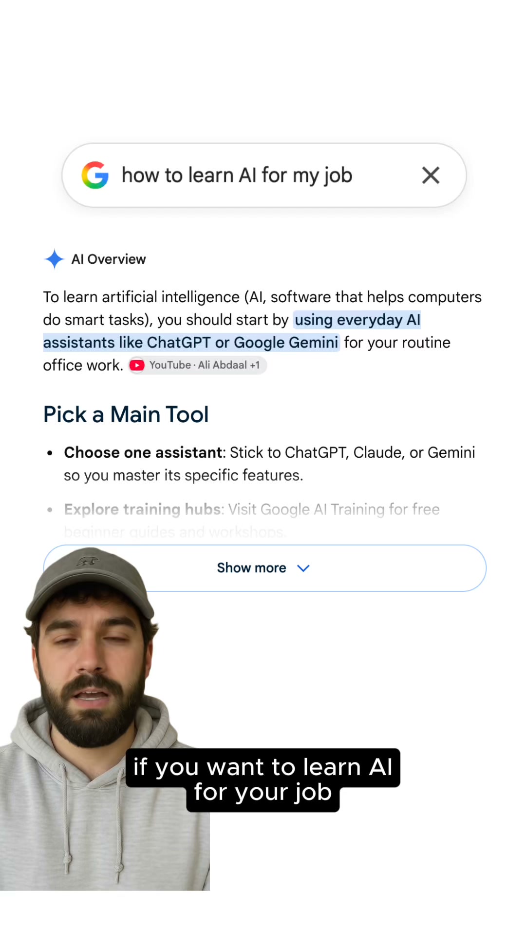 Zero To Mastery Facebook ad: Become Your Team’s Go-To AI Person