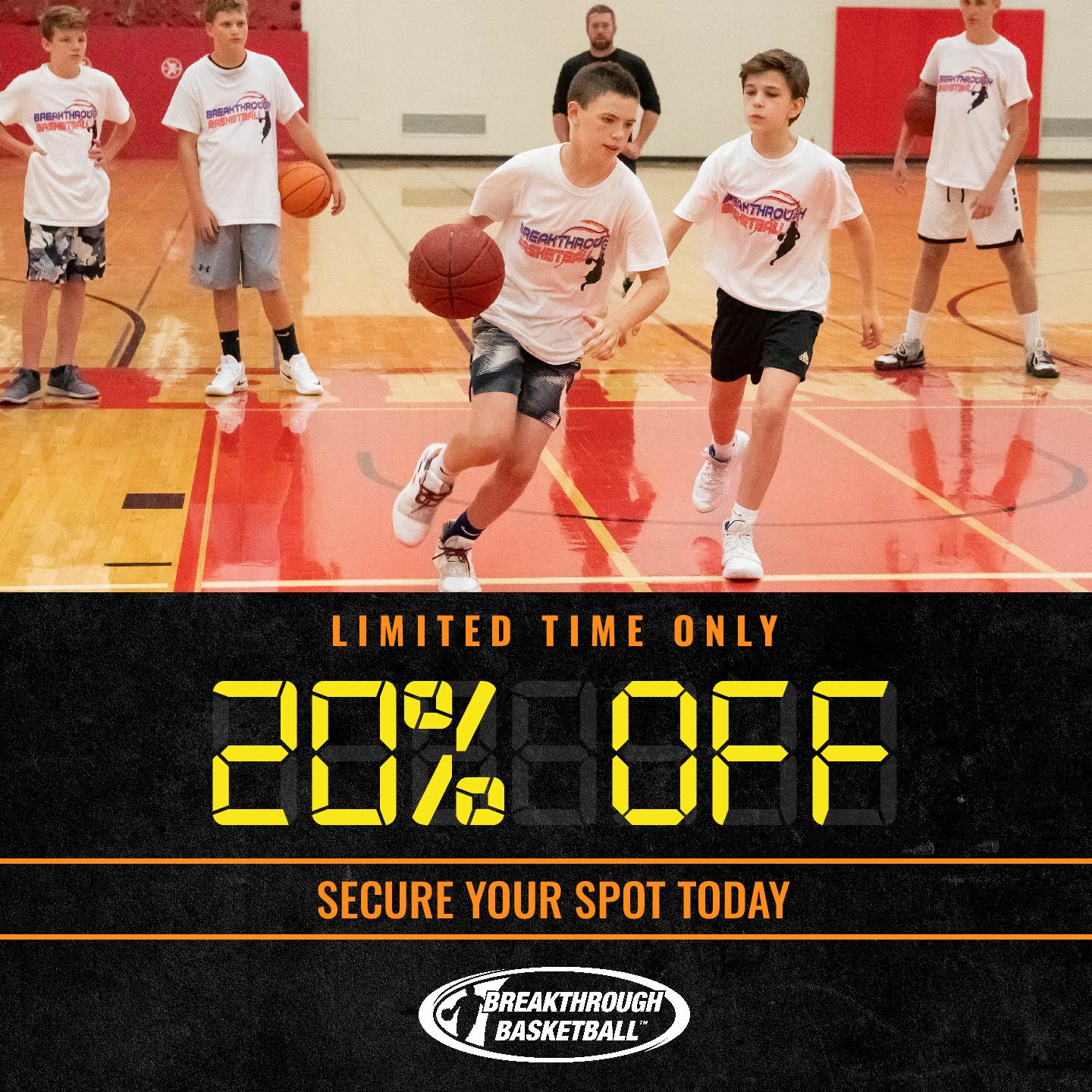 Breakthrough Basketball Facebook ad