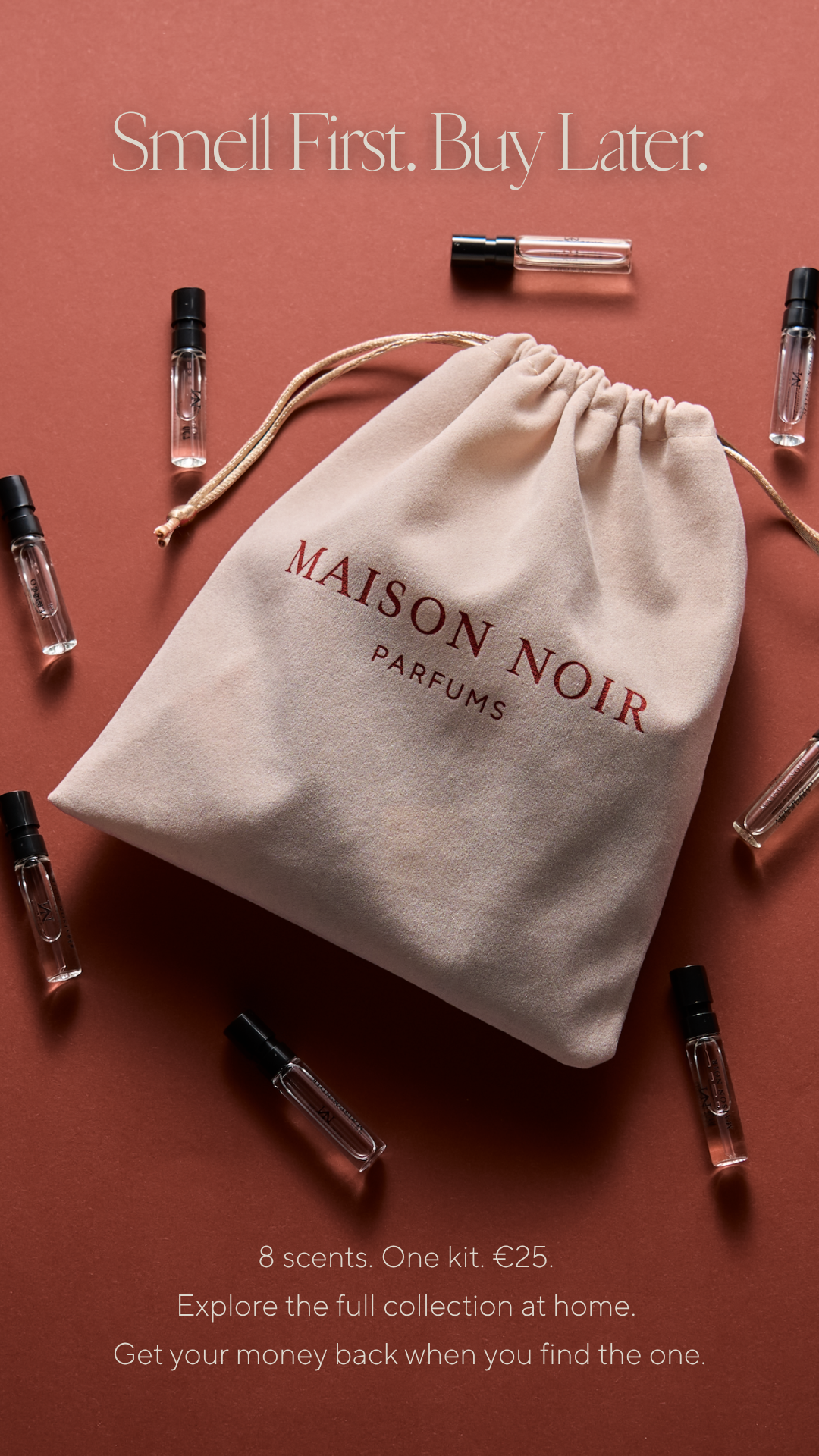 Maison Noir Facebook ad: Discover Now. Save Later.