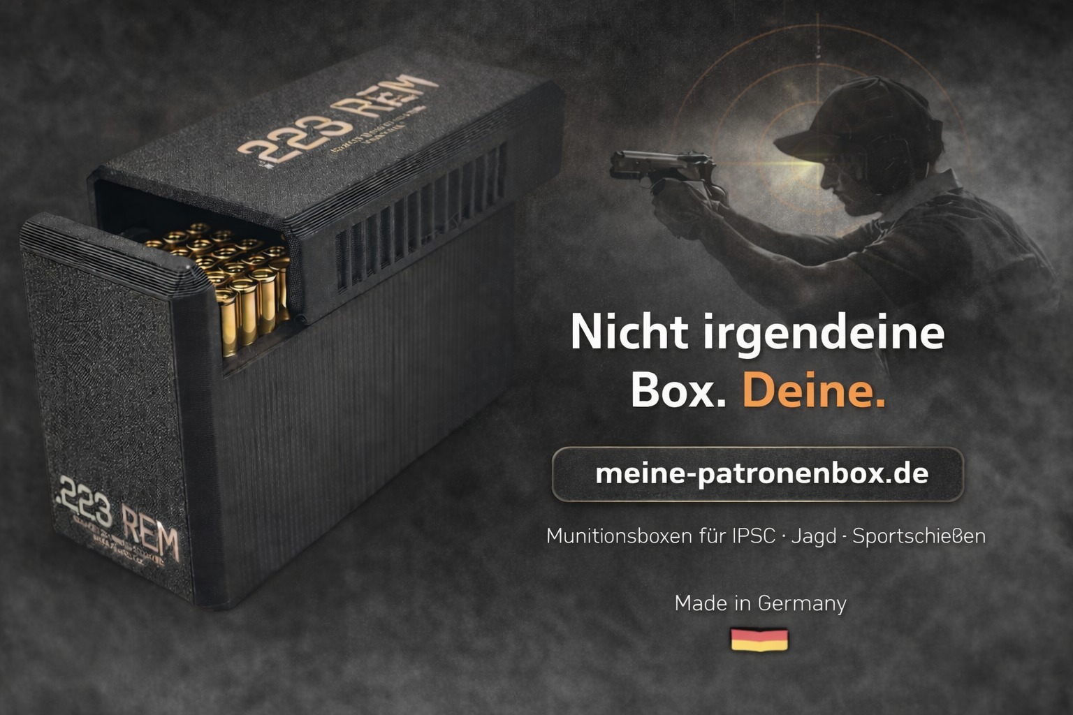 3D-Druck aus dem Westerwald Facebook ad: Nicht irgendeine Box.