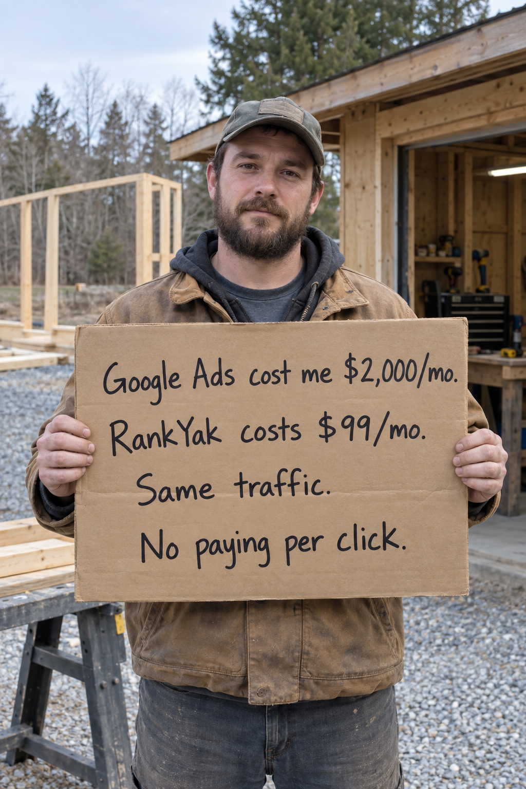 RankYak Facebook ad