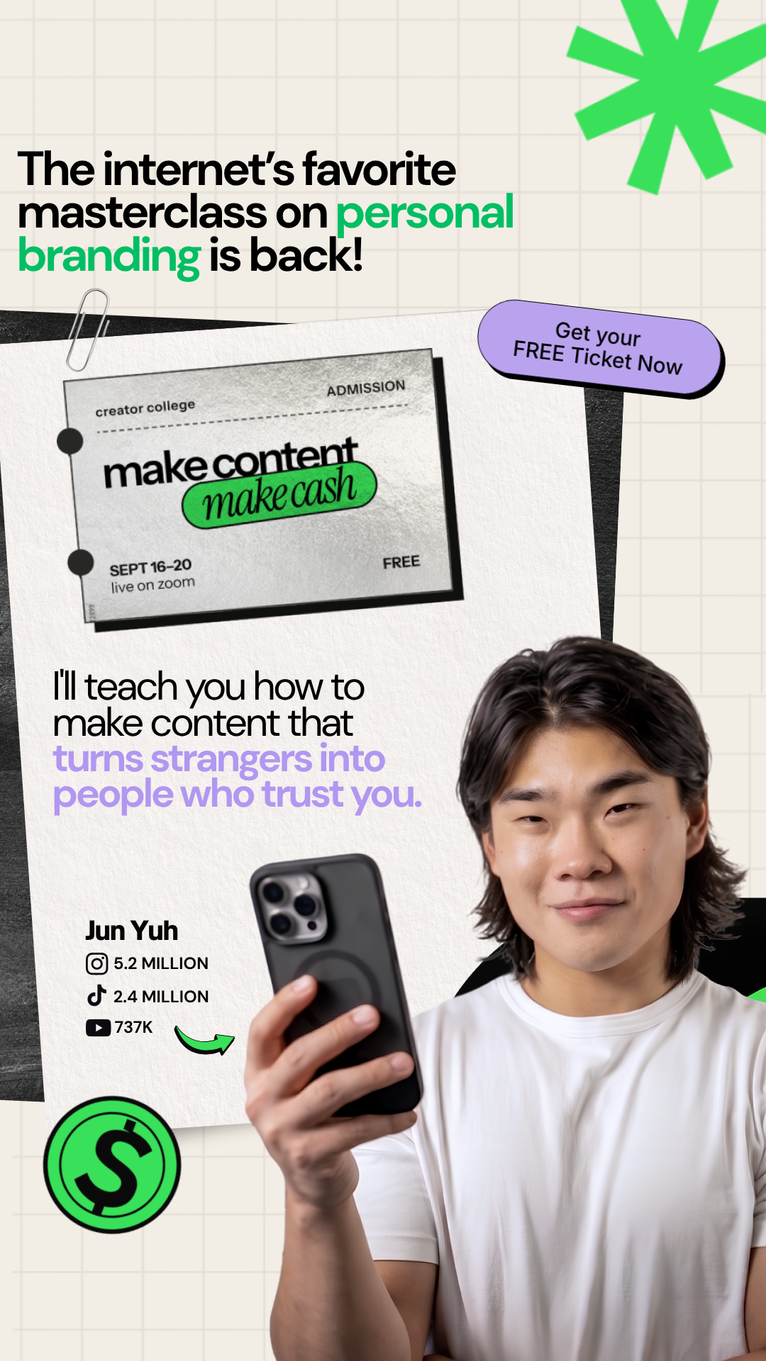 Jun Yuh Facebook ad