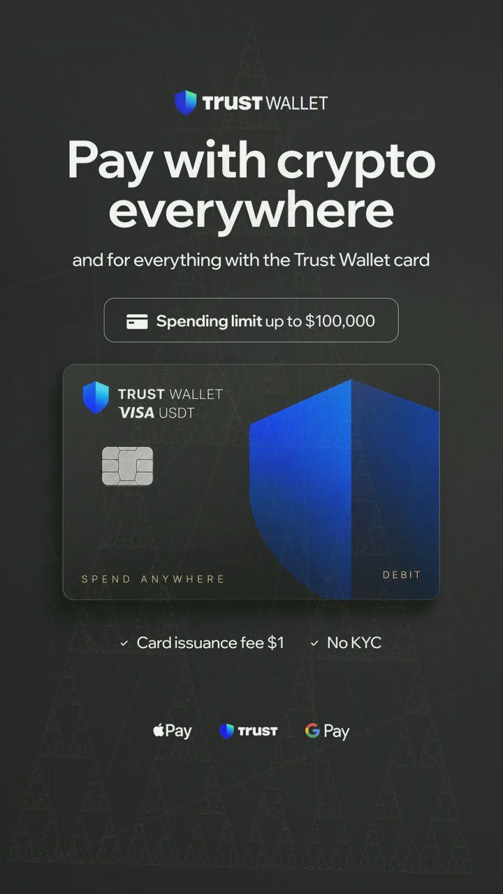 Trust Wallet Facebook ad from Oct 3, 2026