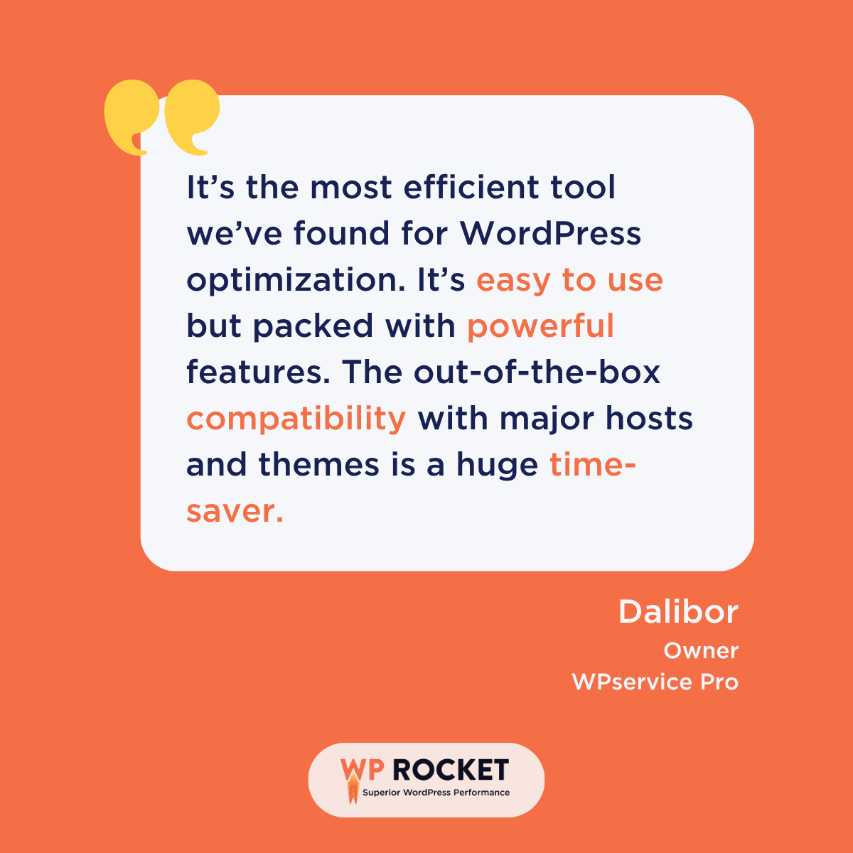 WP Rocket Facebook ad