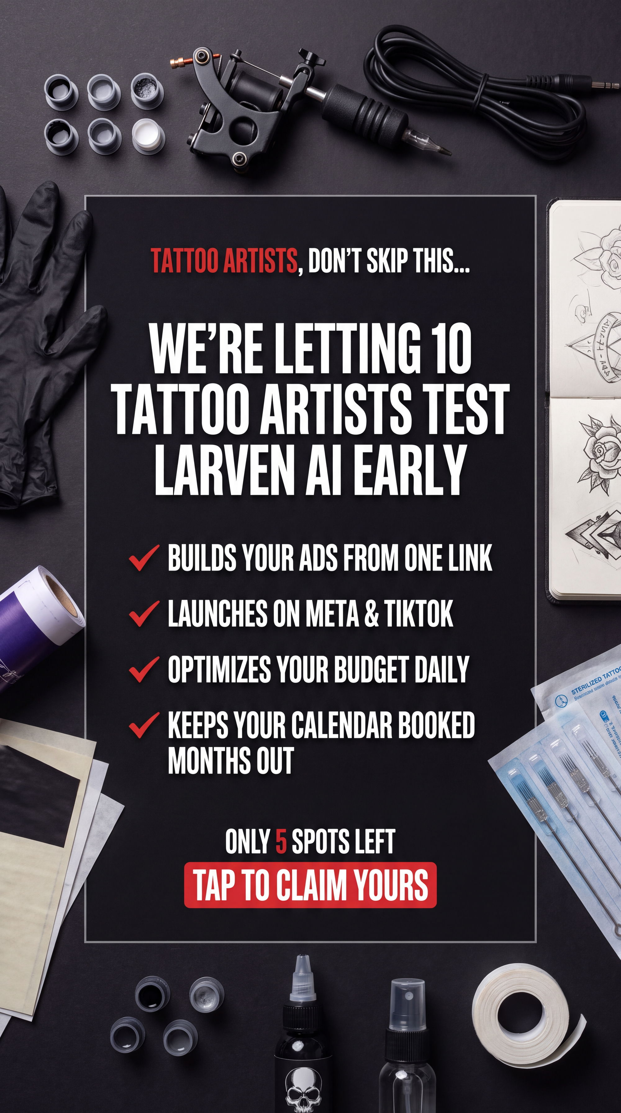 Larven AI Facebook ad