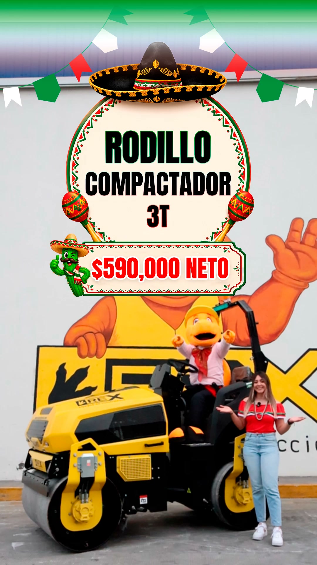 Rex Equipos de Construcción Facebook ad: ¡LIQUIDACIÓN!