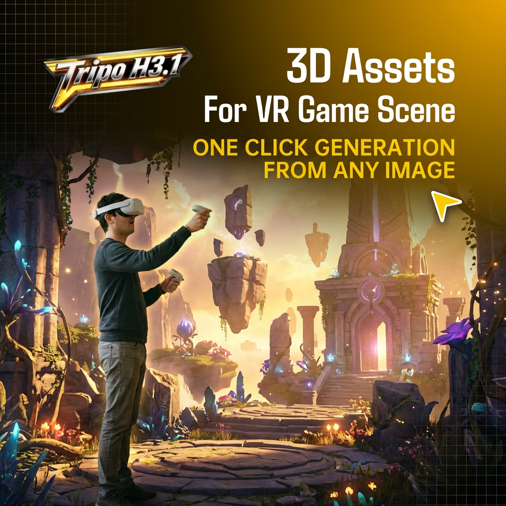 Tripo3D Facebook ad