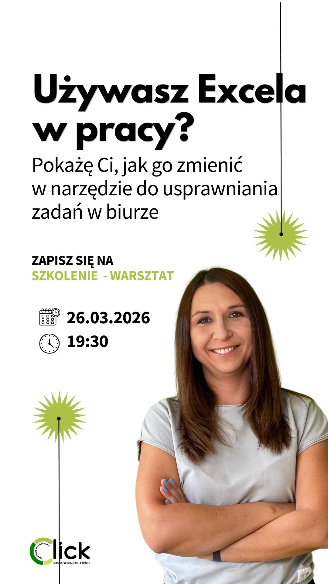 Click Ewelina Niedzielan - Excel w biurze Facebook ad