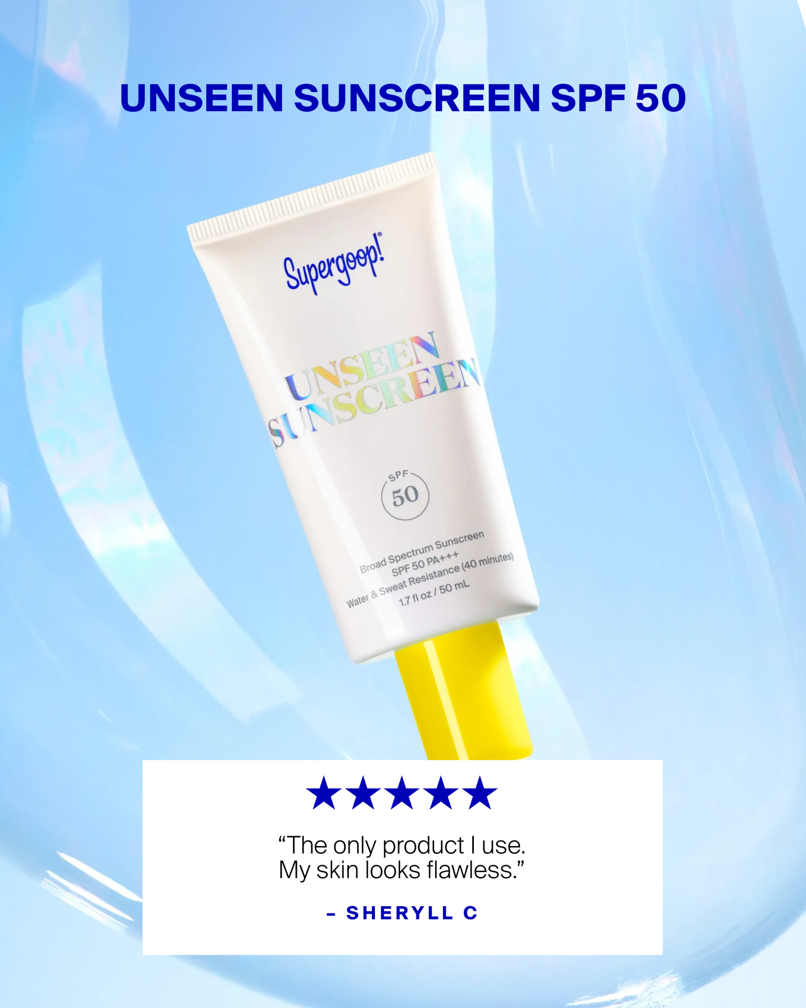 Supergoop Facebook ad