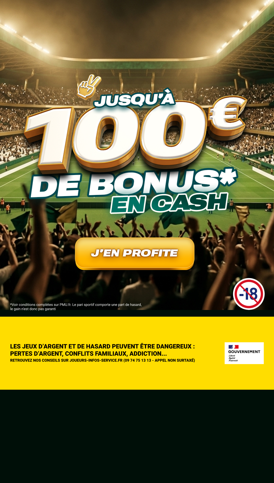 PMU Play Facebook ad from Jul 20, 2026