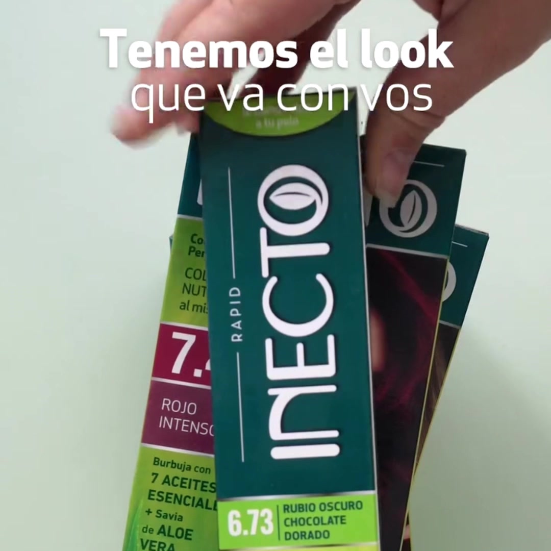 Inecto Argentina Facebook ad: Tu color. Tu decisión.
