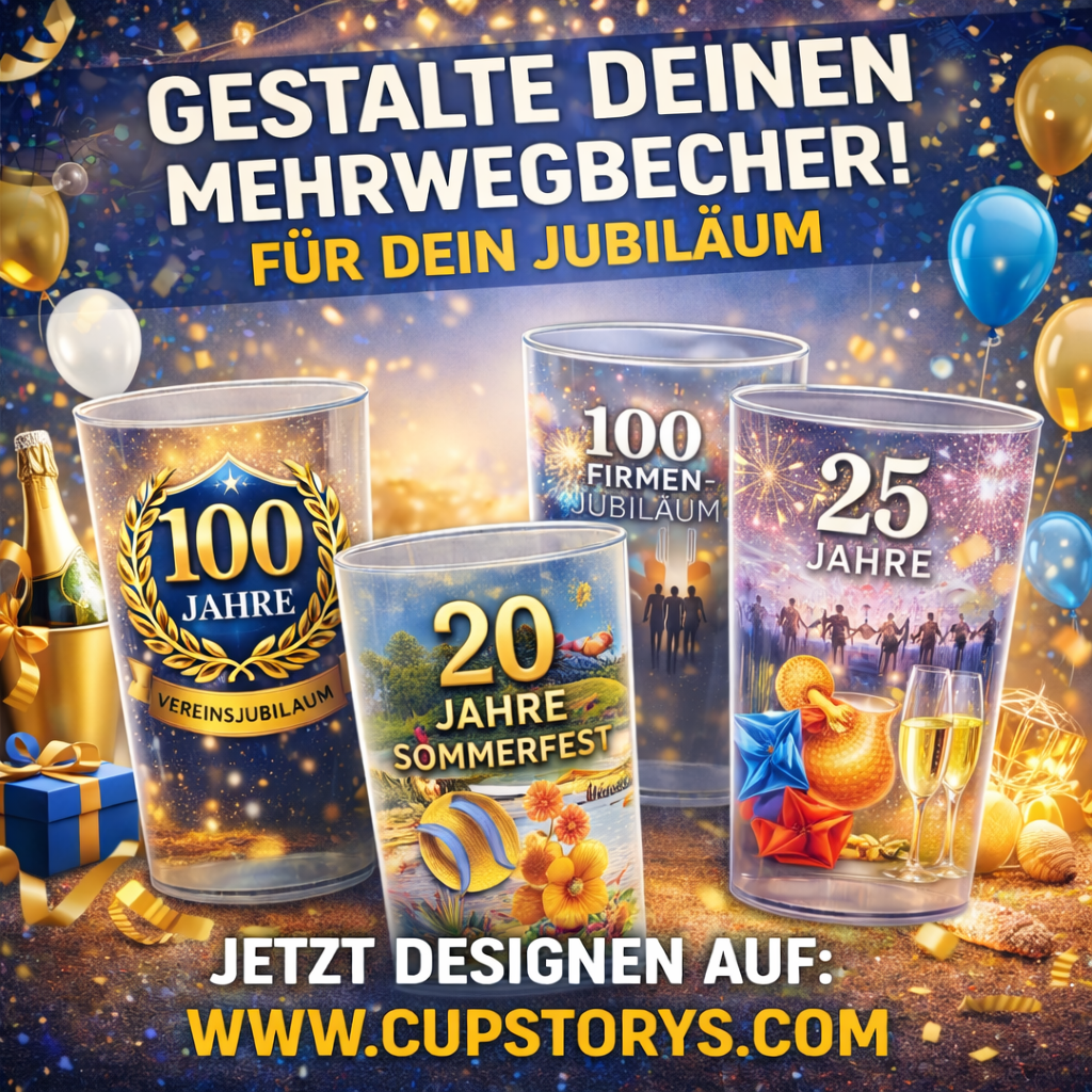 CUPSTORYS Facebook ad: Ein großes Jubiläum steht vor der Tür?