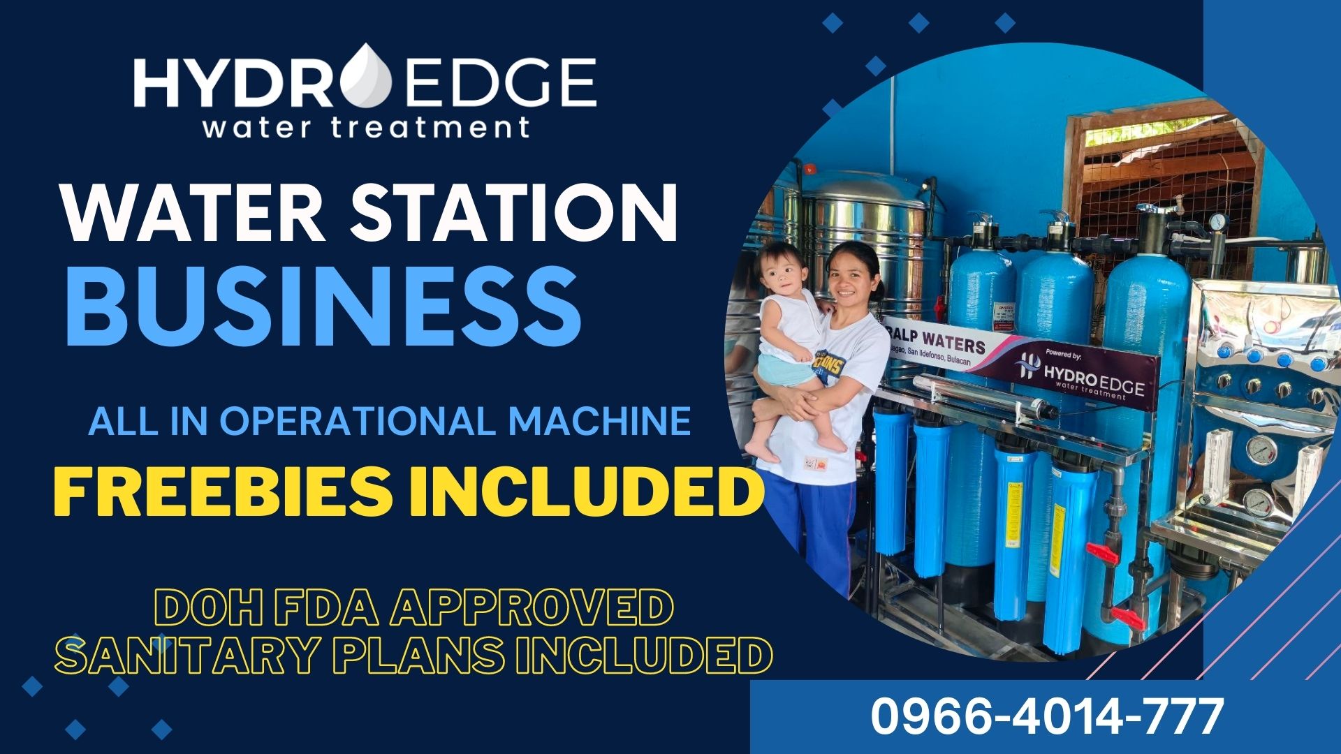 Water Station Business Packages Facebook ad