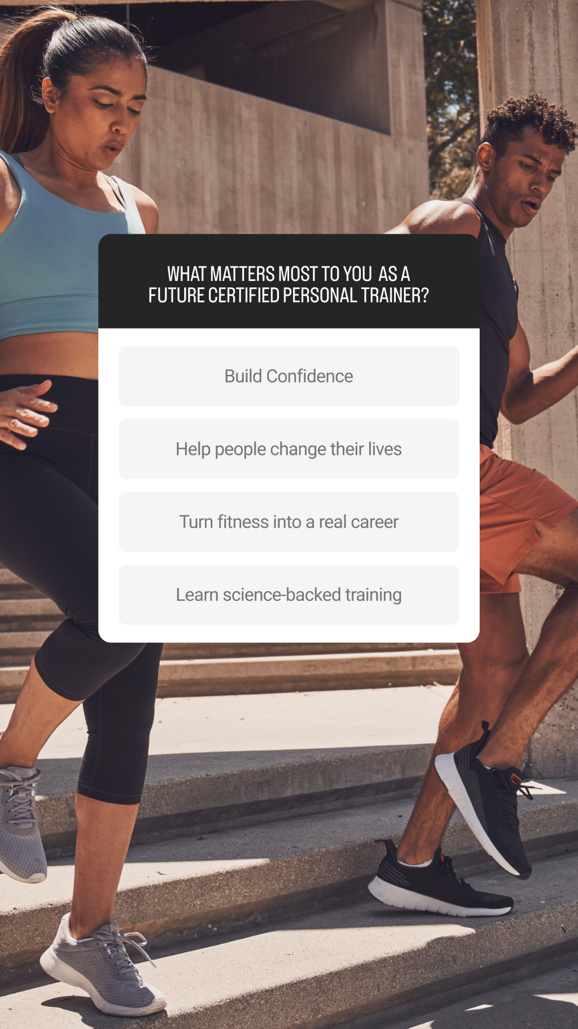 National Academy of Sports Medicine (NASM) Facebook ad