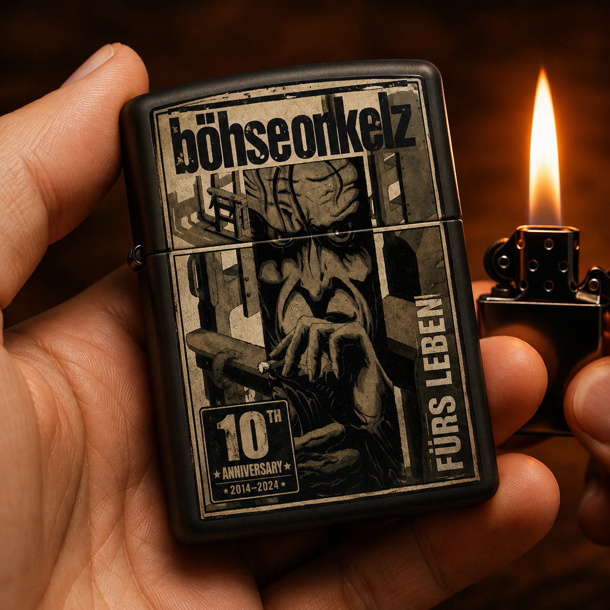 Rock Star Facebook ad: ONK 10 Jahre Wiedervereinigung Zippo BO8Z - Dawntee
