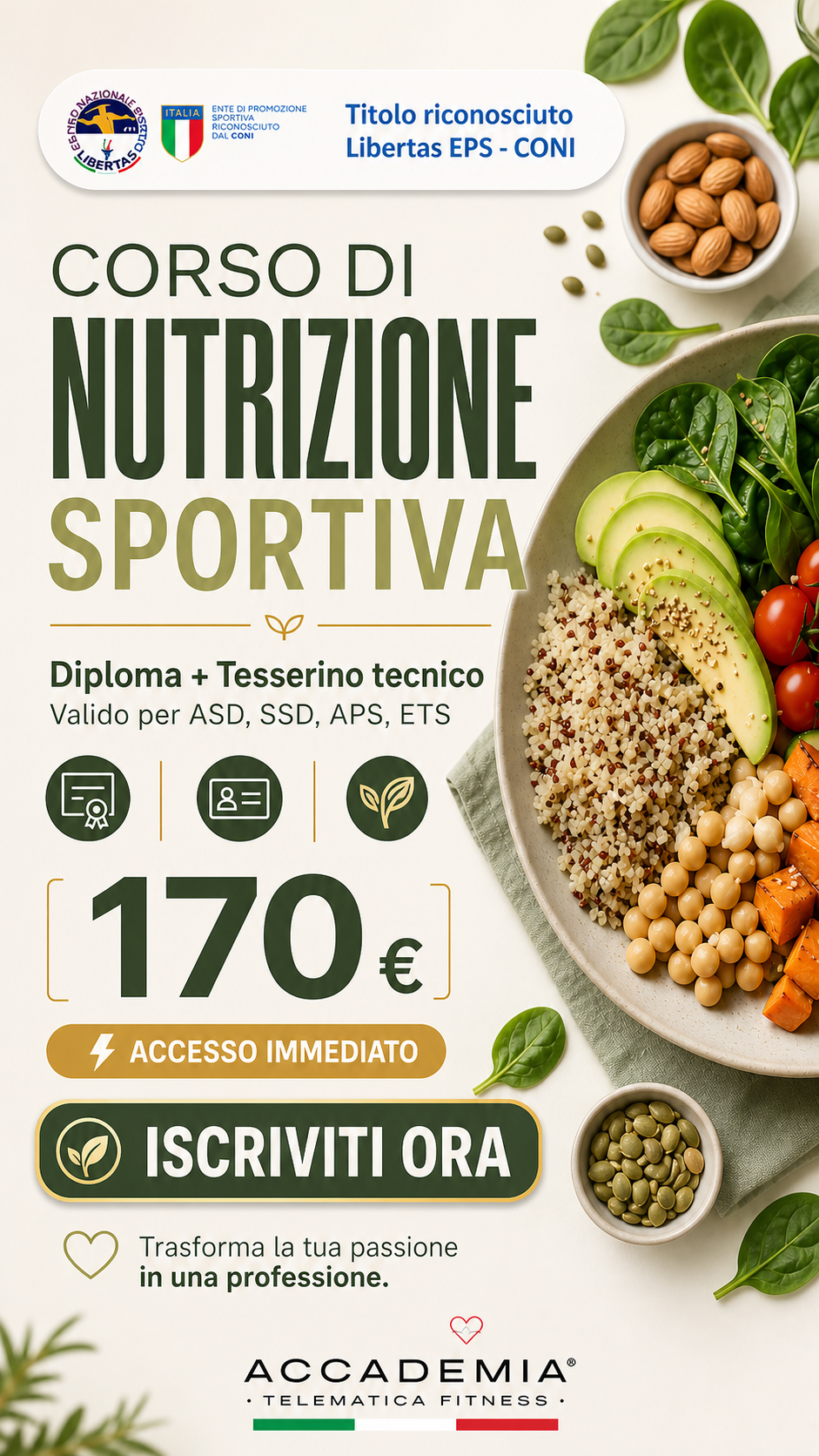 Accademia Telematica Fitness Facebook ad