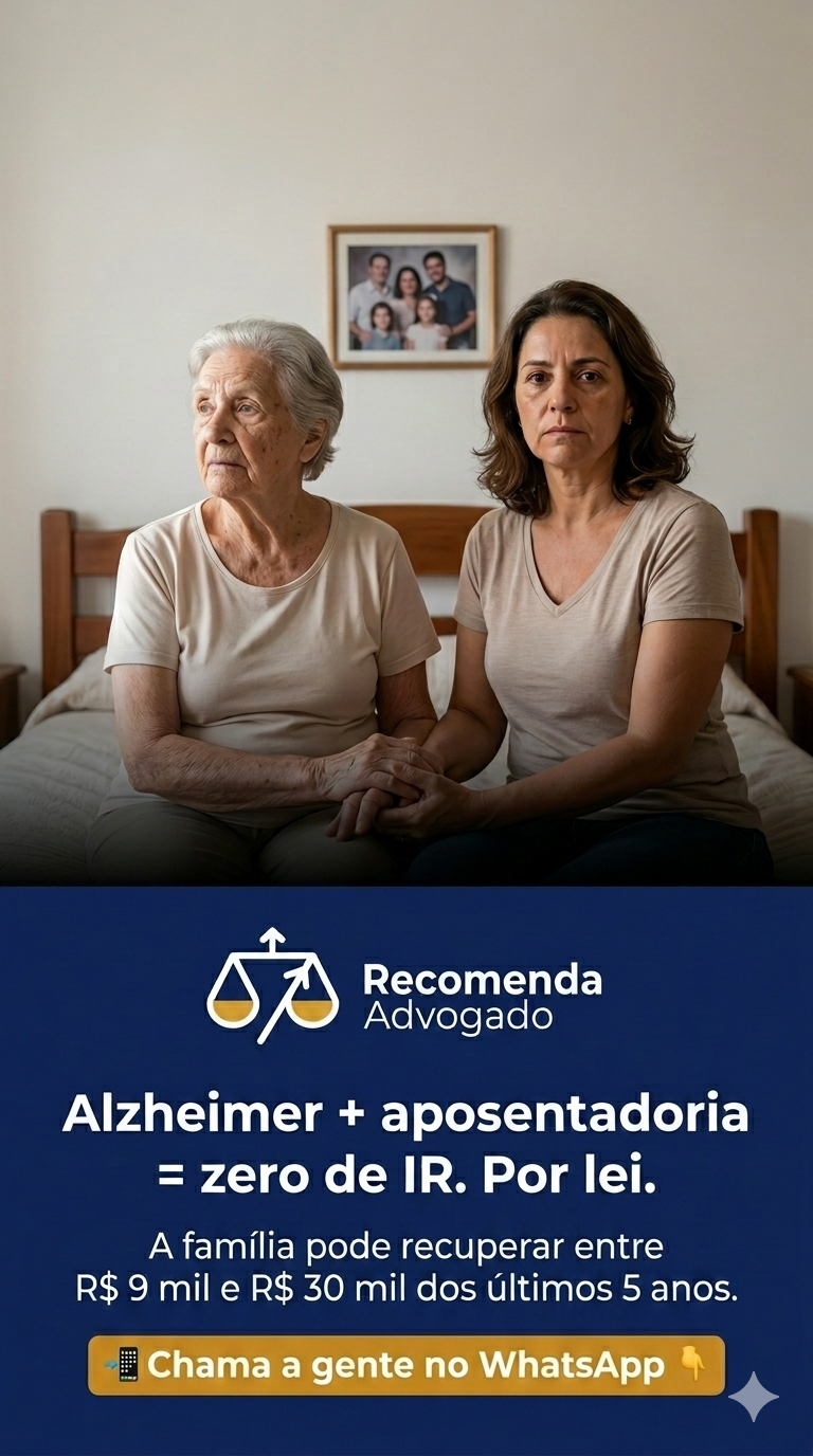 Recomenda Advogados Facebook ad from May 25, 2026