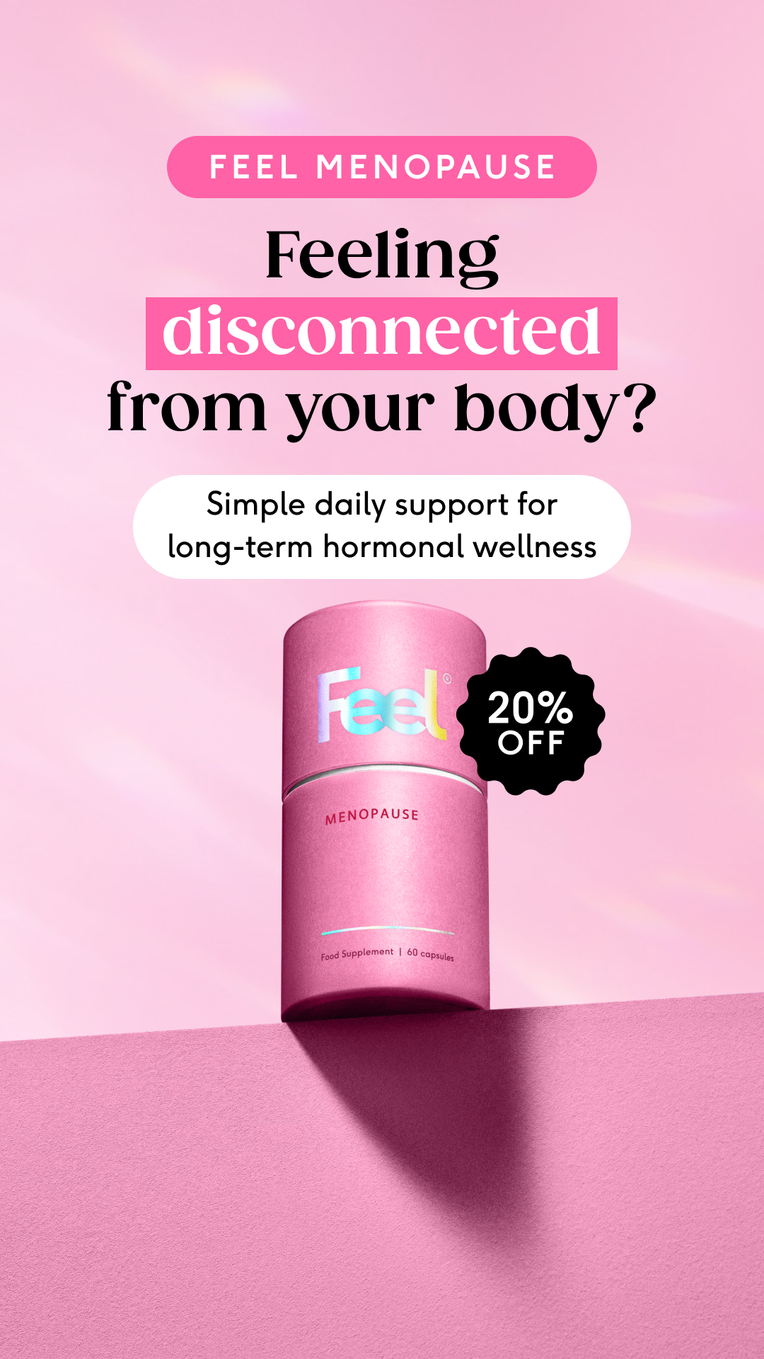 Feel Facebook ad