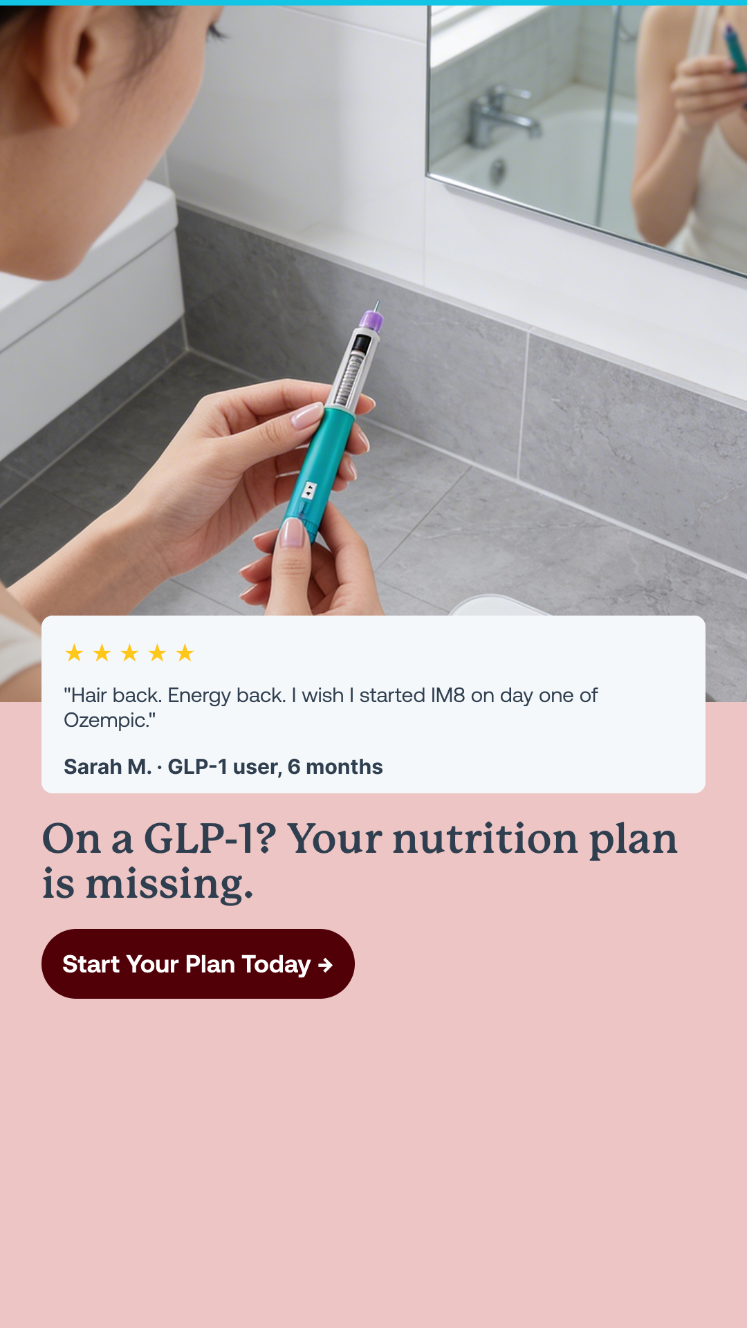 IM8 Facebook ad: Don’t Let Weight Loss Cost You Strength