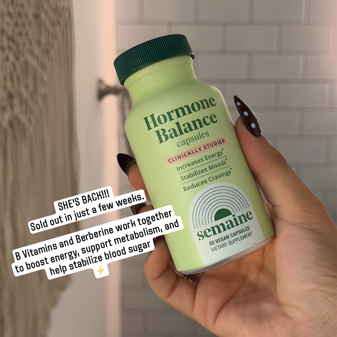 Semaine Health Facebook ad: Irregular Periods + Thinning Hair?