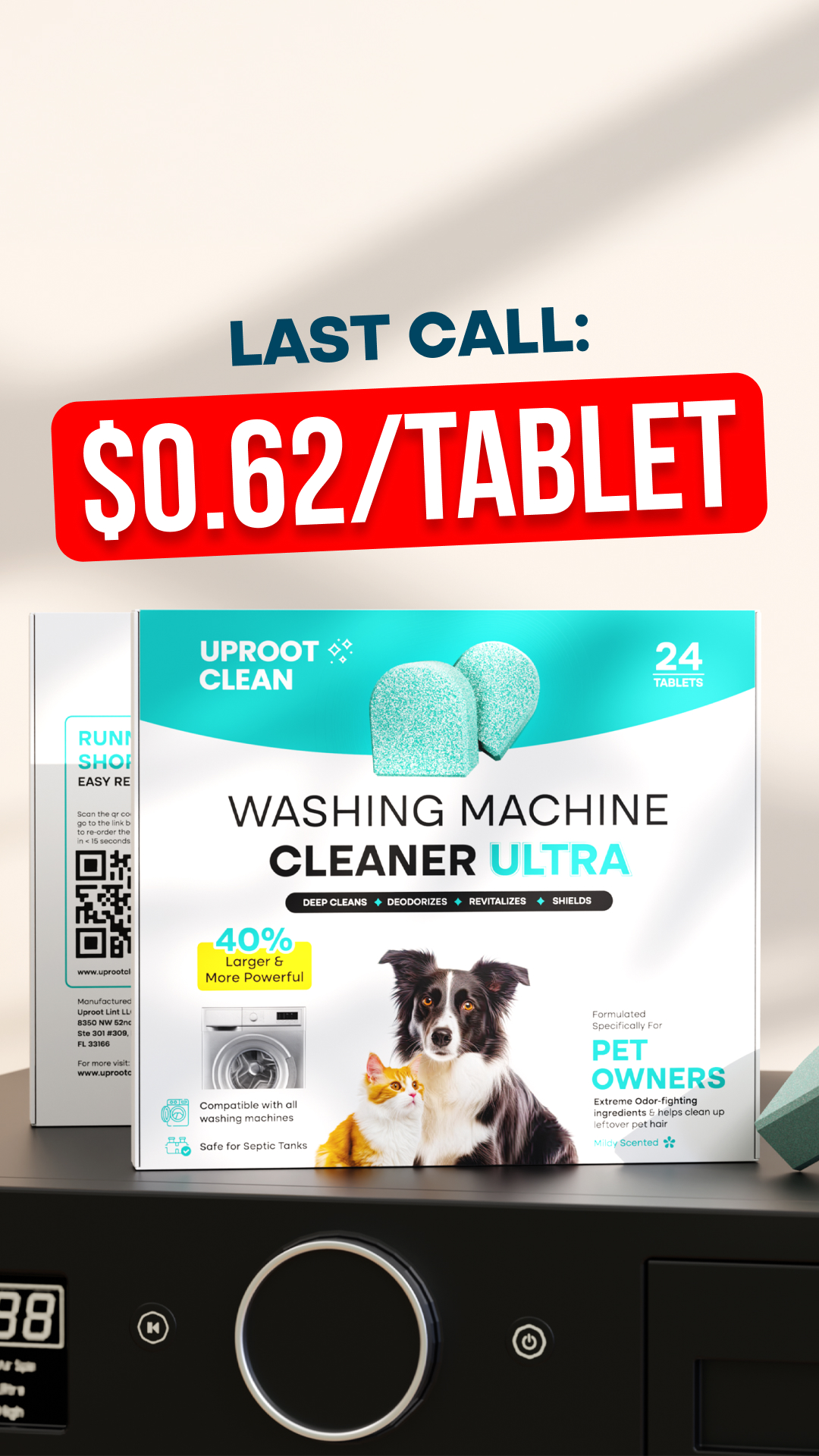 Uproot Clean Facebook ad