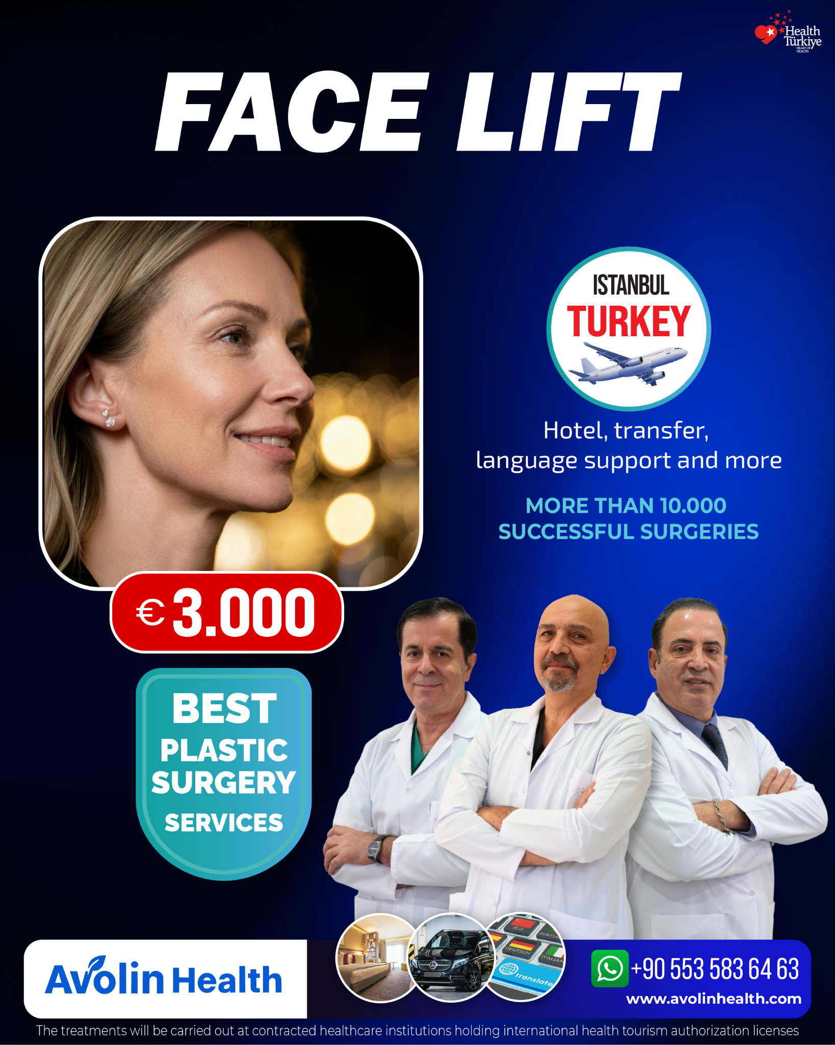Avolin Health Turkey Facebook ad: Best Turkey/ Aesthetic surgery in İstanbul - Health Care…